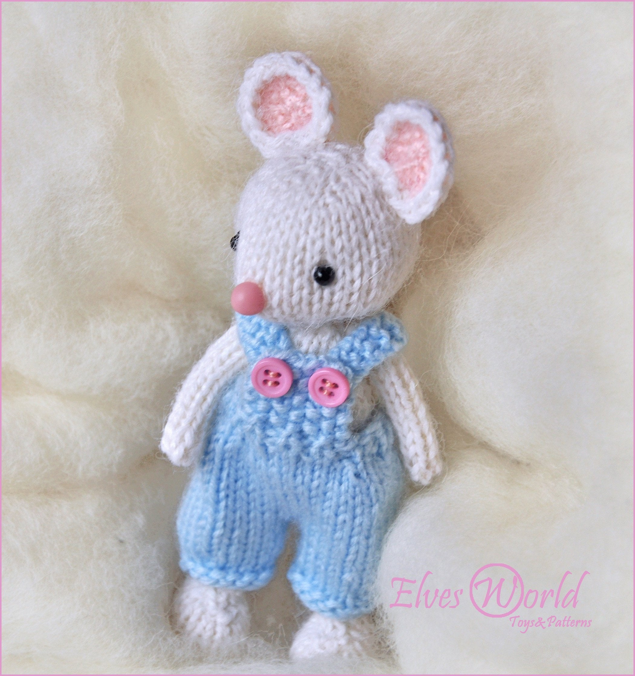 Knitting Patterns For Baby Toys Toy Mouse Knitting Pattern Pdf Knitted Animal Pattern Stuffed Toy Making Diy Toy Ba Mouse Amigurumi Pattern Pattern Ba Toy Mouse Pattern