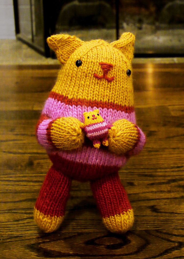 Knitting Patterns For Cat Toys Cat And Kitten Knitting Patterns In The Loop Knitting