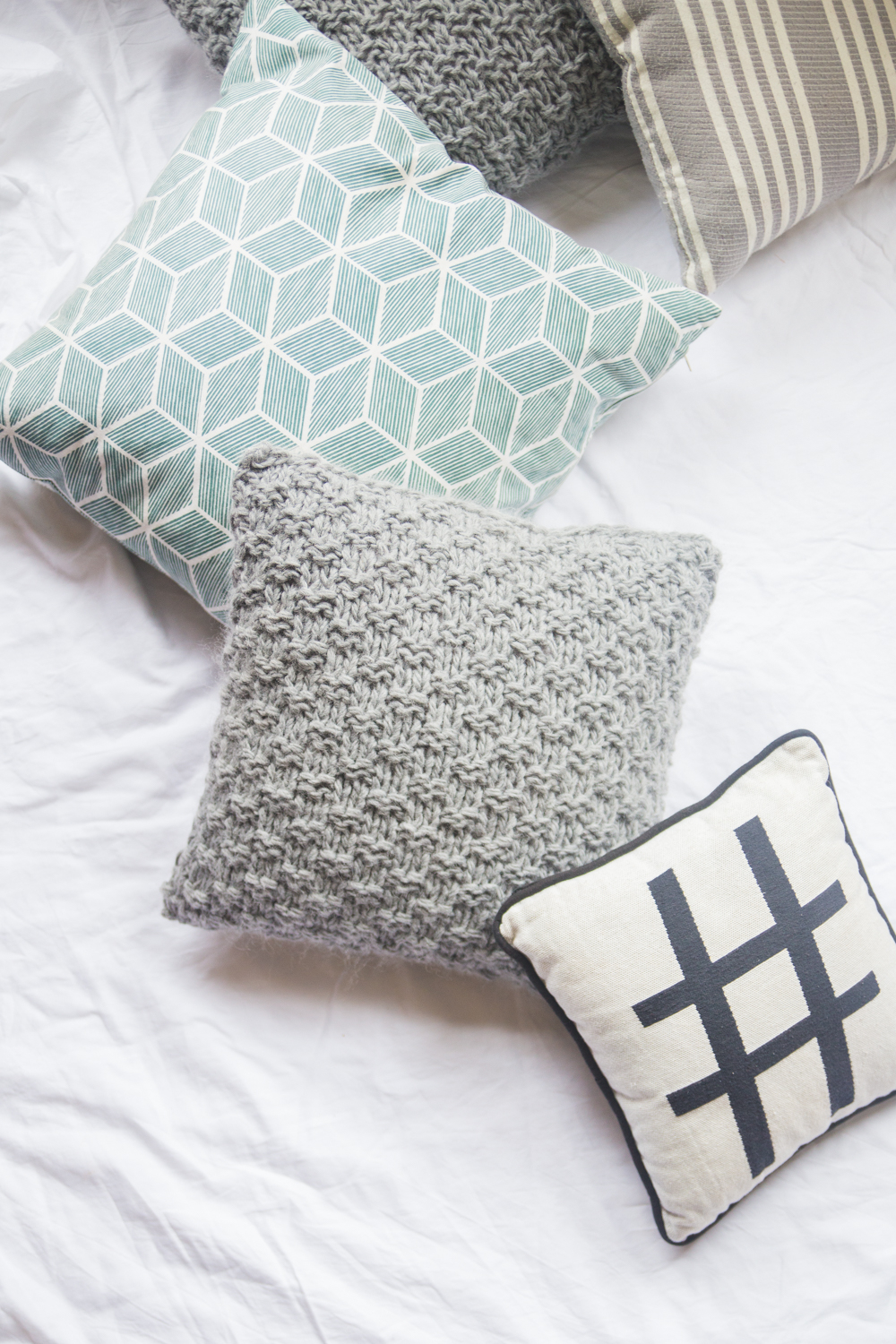 Knitting Patterns For Cushions Everyday Mindfulness Simple Knitted Cushion Diy I Want You To Know