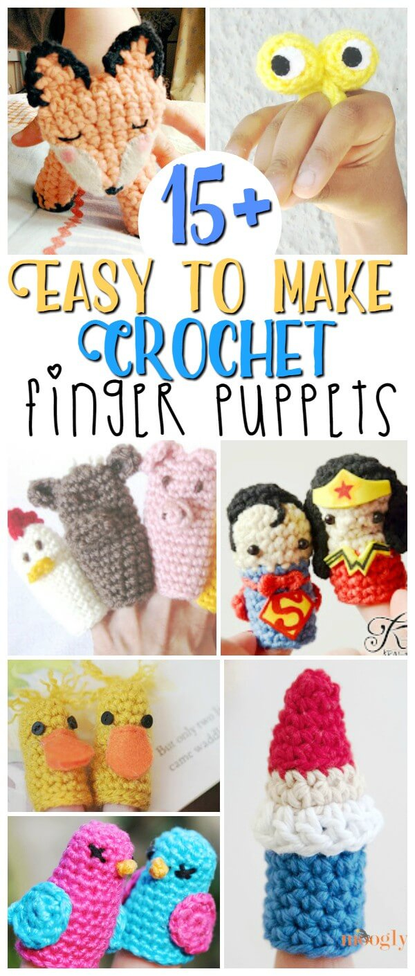 Knitting Patterns For Finger Puppets 15 Crochet Finger Puppets Sugar Spice And Glitter