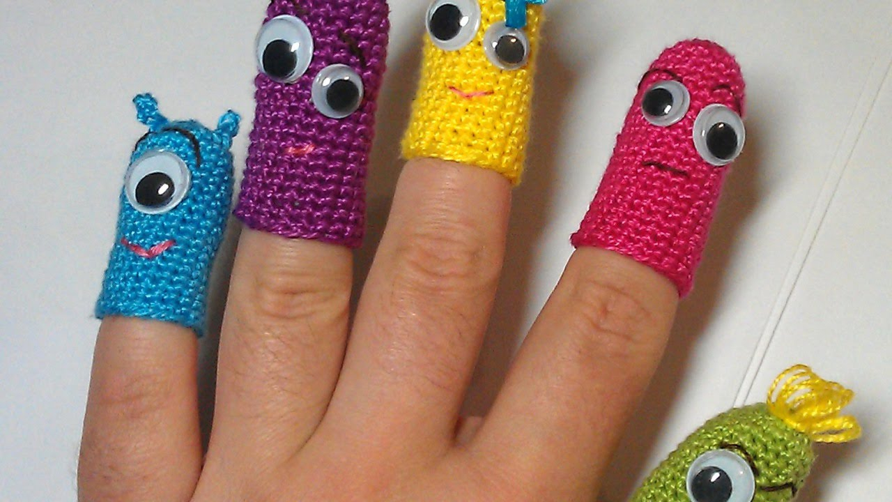 Knitting Patterns For Finger Puppets How To Crochet Cute Finger Puppet Monsters Diy Crafts Tutorial Guidecentral