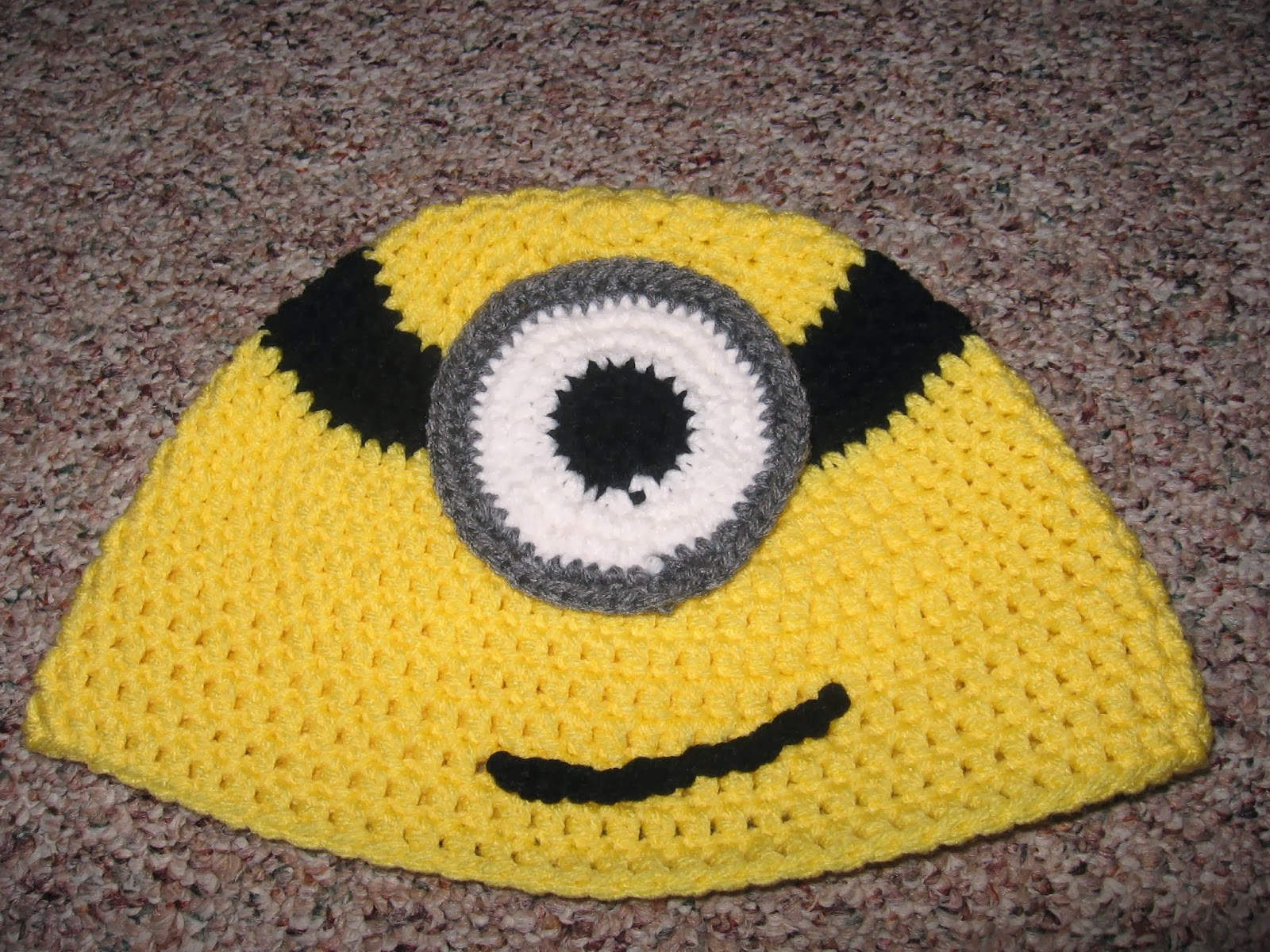 Knitting Patterns For Minion Hats Crafting Adventures Minion Hat