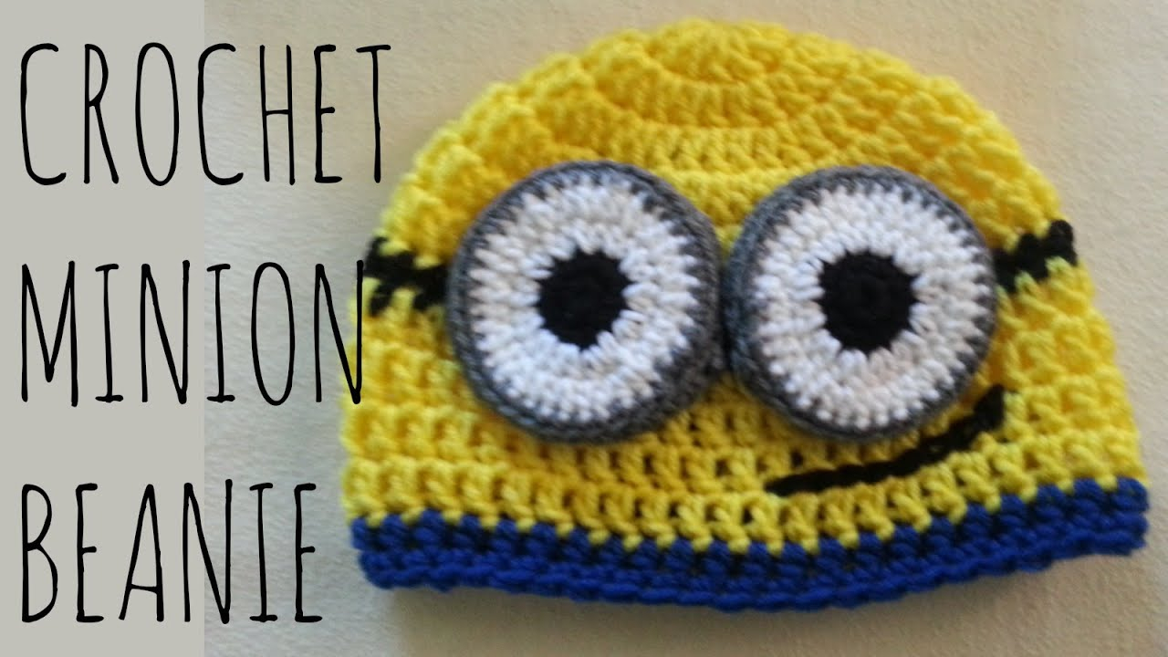 Knitting Patterns For Minion Hats Minion Beanie Crochet Pattern Character Creation Tutorial