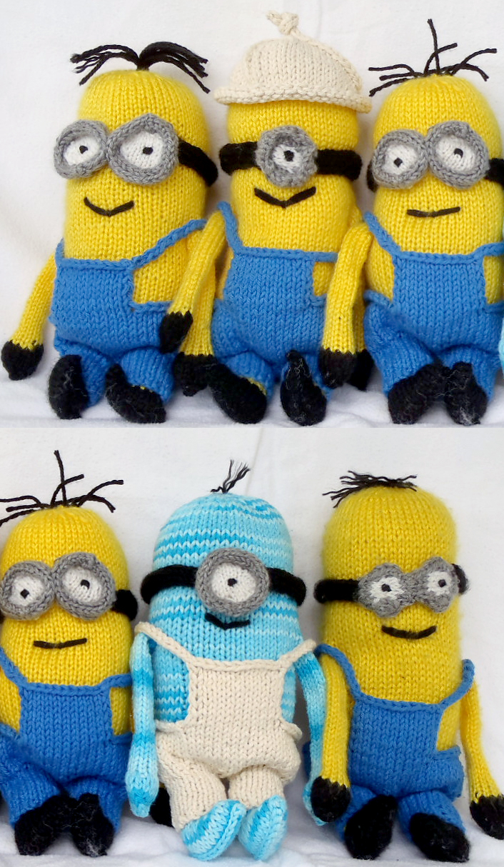 Knitting Patterns For Minion Hats Minions And Despicable Me Knitting Patterns In The Loop Knitting
