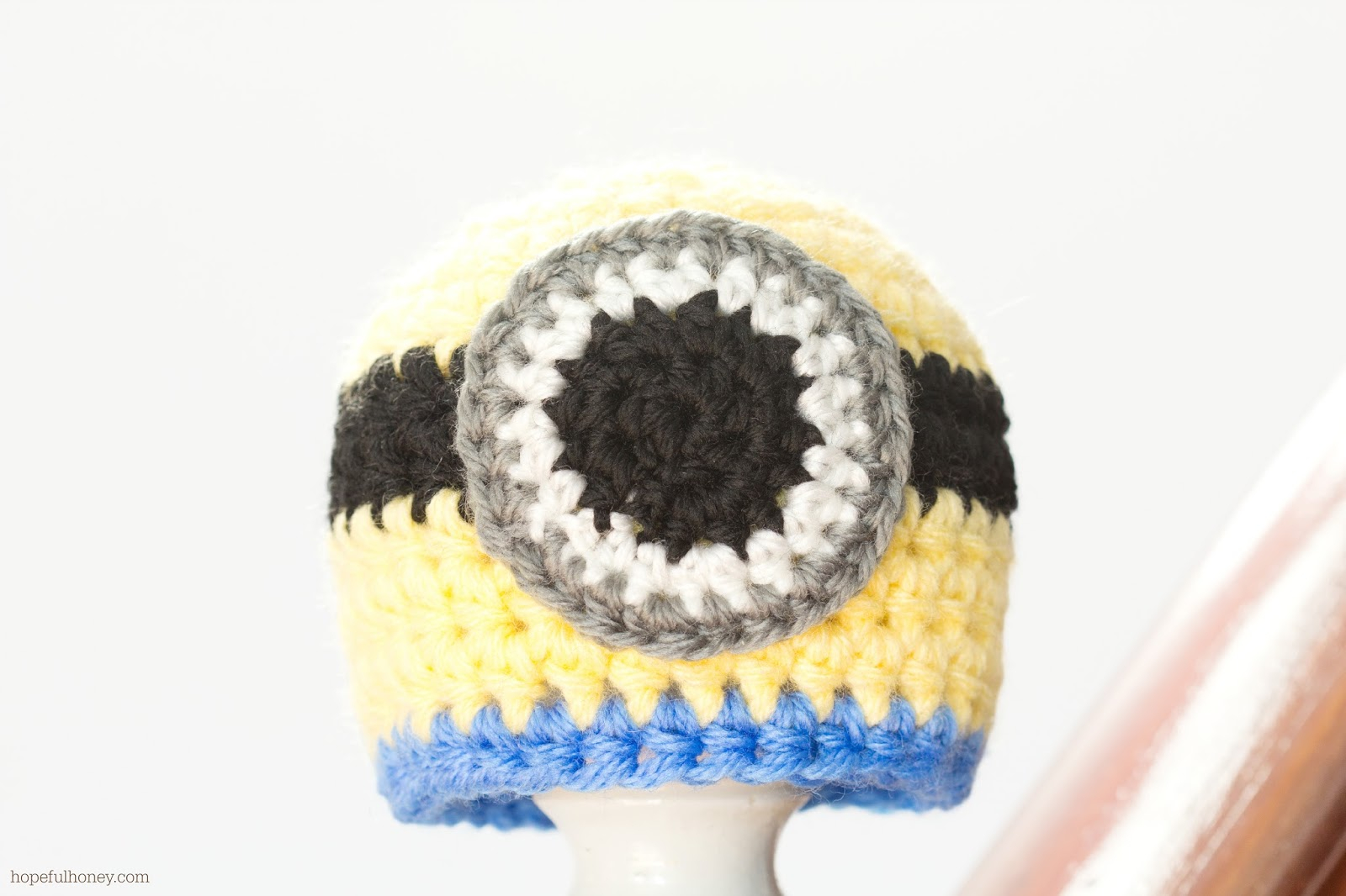Knitting Patterns For Minion Hats Newborn Minion Inspired Hat Interweave