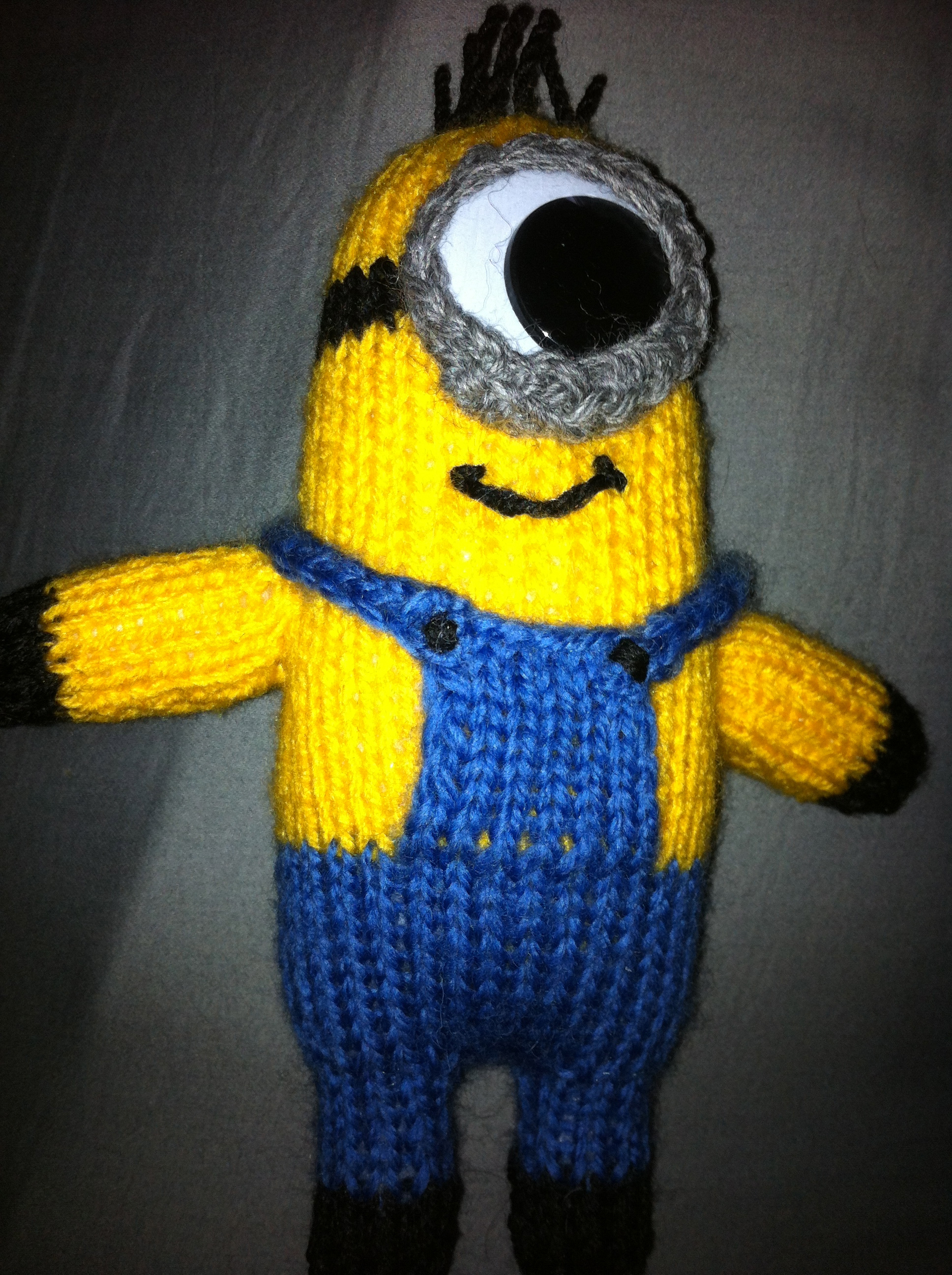 Knitting Patterns For Minions How To Knit A Minion 6 Steps With Pictures