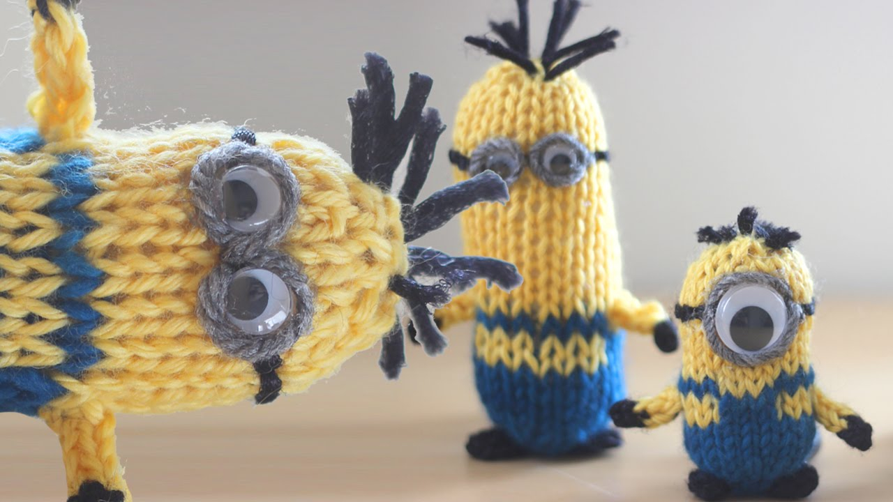 Knitting Patterns For Minions How To Knit A Minion