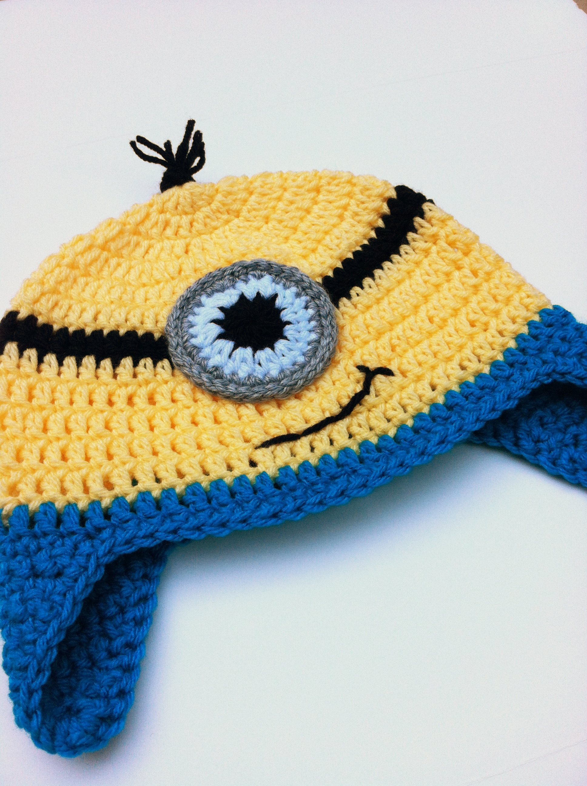Knitting Patterns For Minions Tutorial Crochet Minion Hat