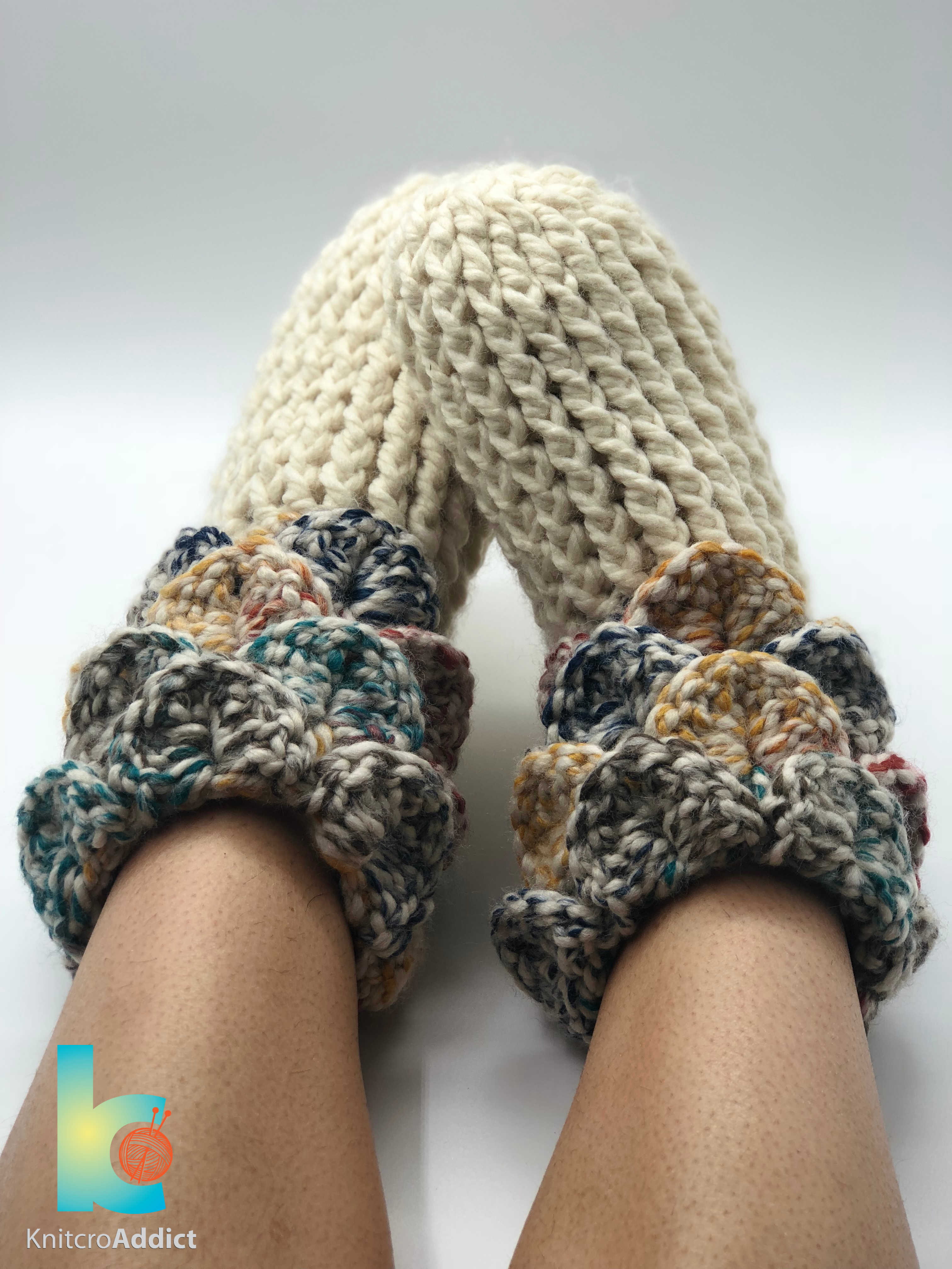 Knitting Patterns For Slipper Boots Crochet Slipper Boots Free Written Patterntutorial Knitcroaddict