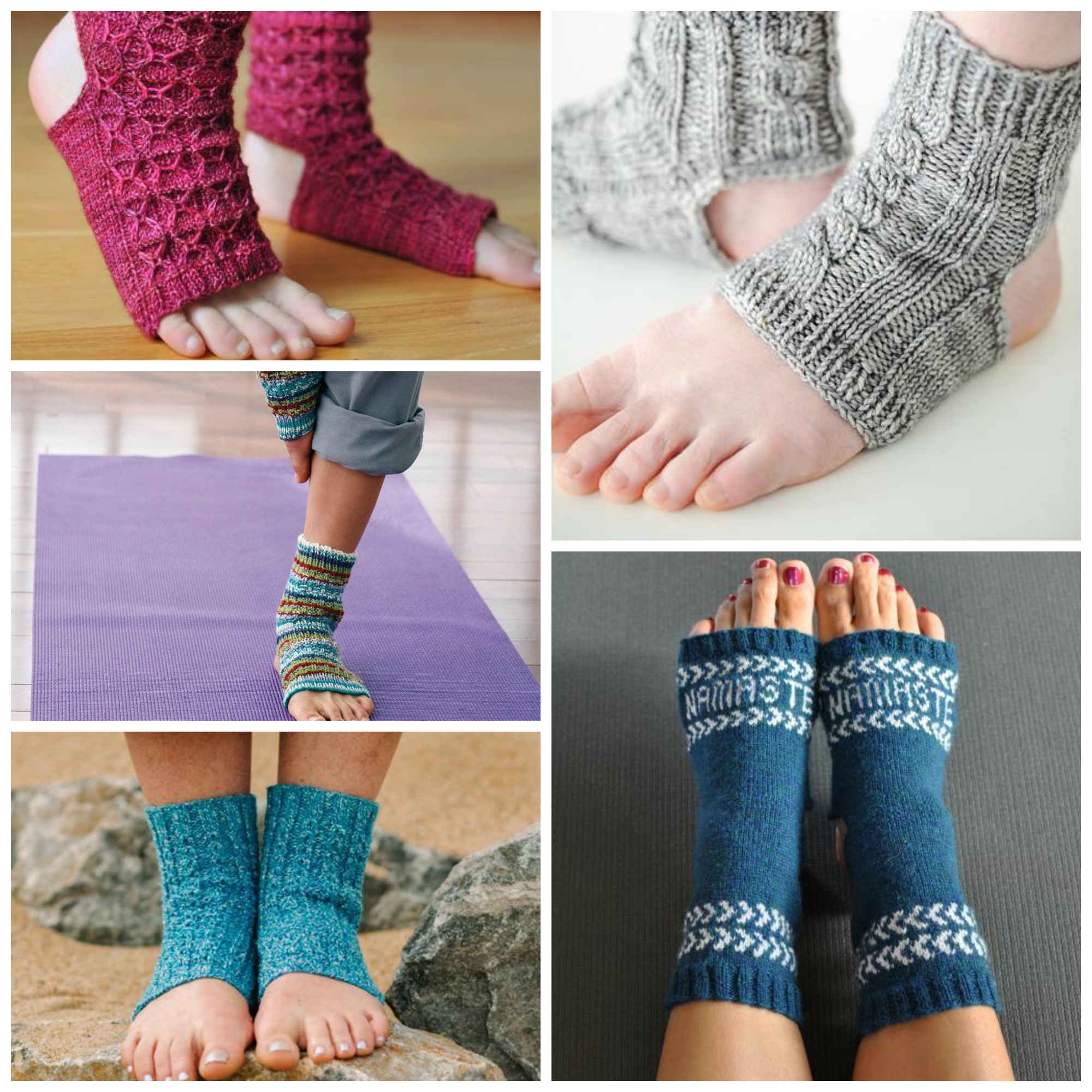 Knitting Patterns For Socks 10 Yoga Socks Knitting Patterns