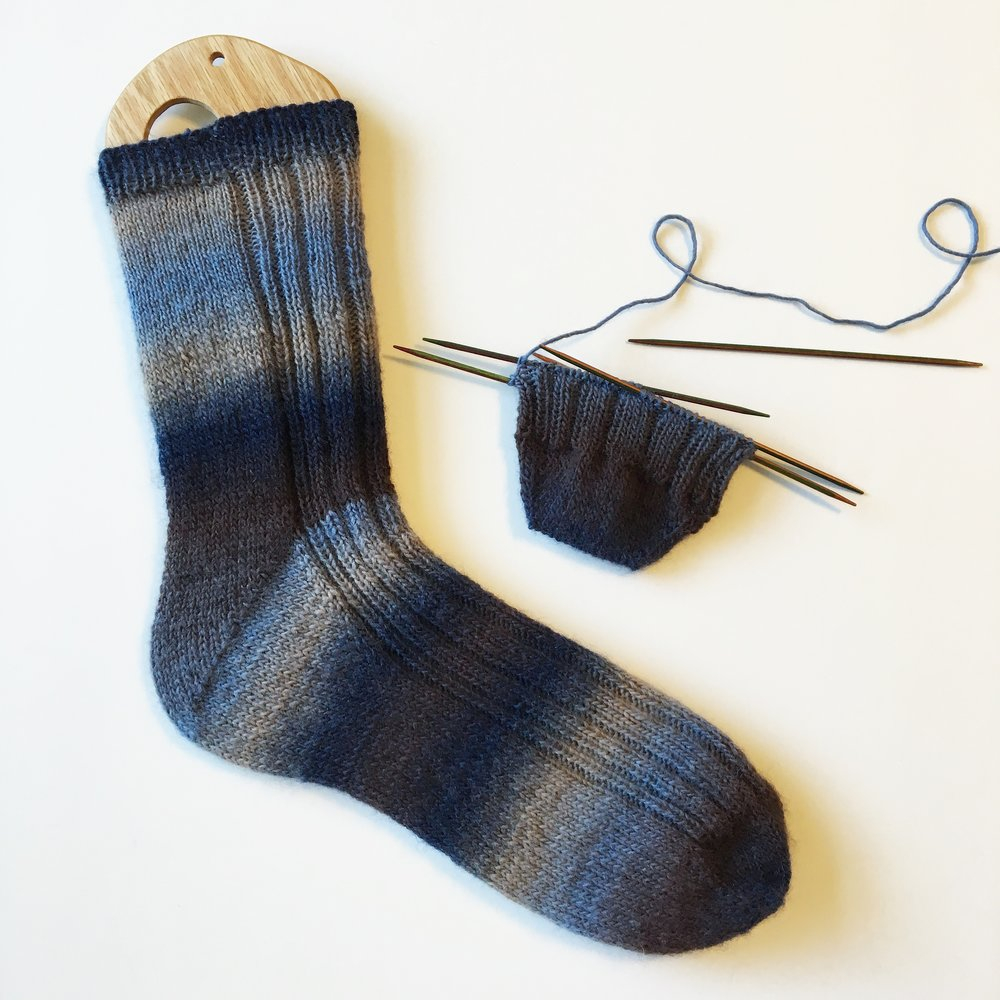 Knitting Patterns For Socks Free Knitting Pattern Dad Joke Socks The Black Squirrel