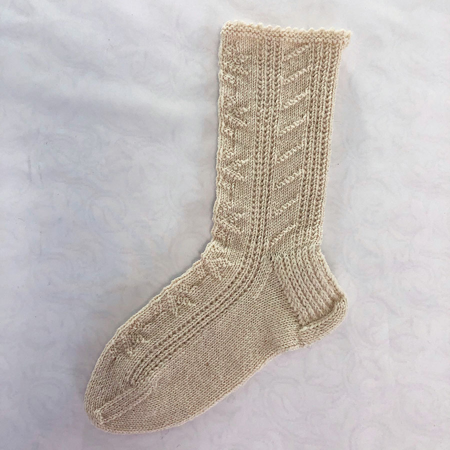 Knitting Patterns For Socks Gansey Socks Pattern