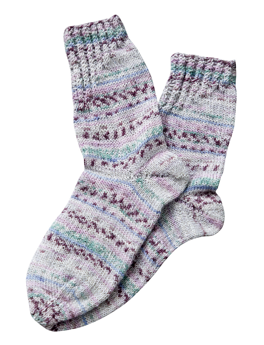 Knitting Patterns For Socks Socks Meilenweit 100g Staccato