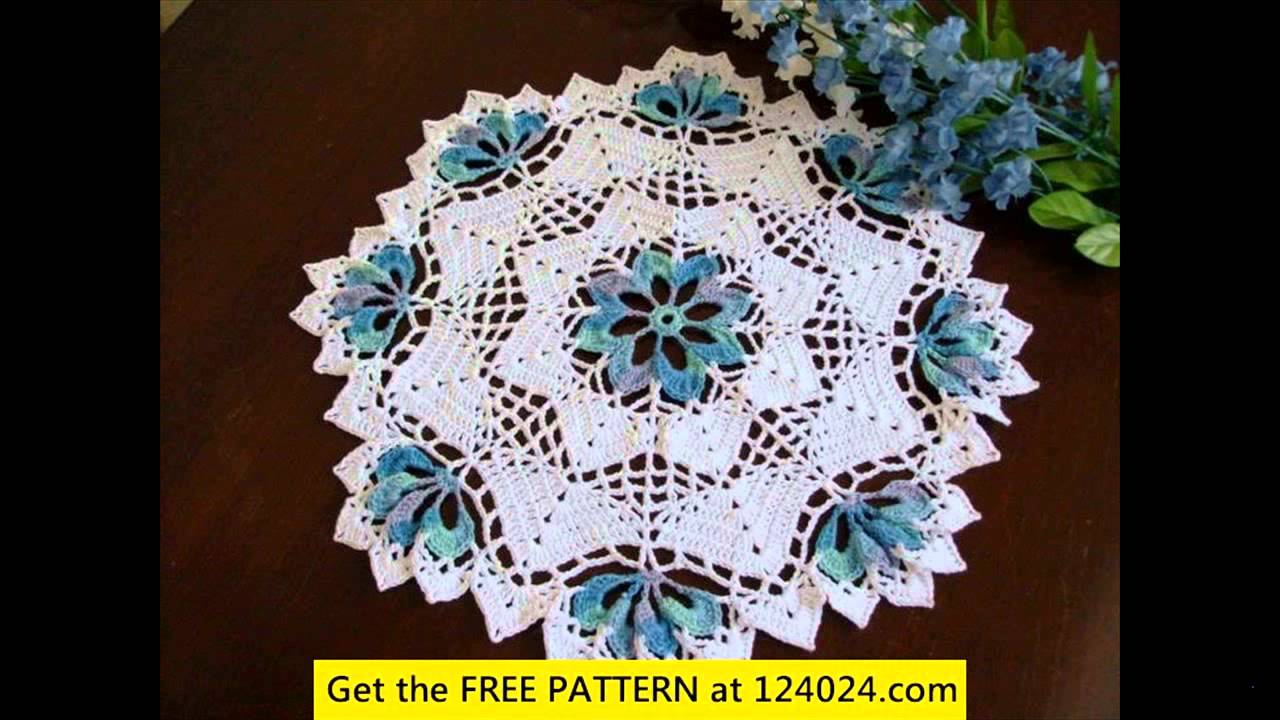 Knitting Patterns For Tablecloths Crochet Crochet Tablecloth Pattern