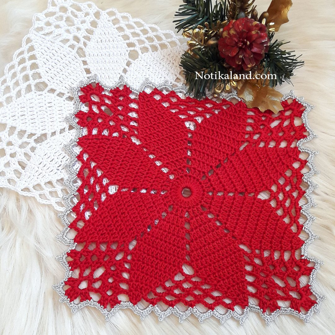 Knitting Patterns For Tablecloths Notikaland Crochet Flower Motif Pattern For Doily Tablecloth
