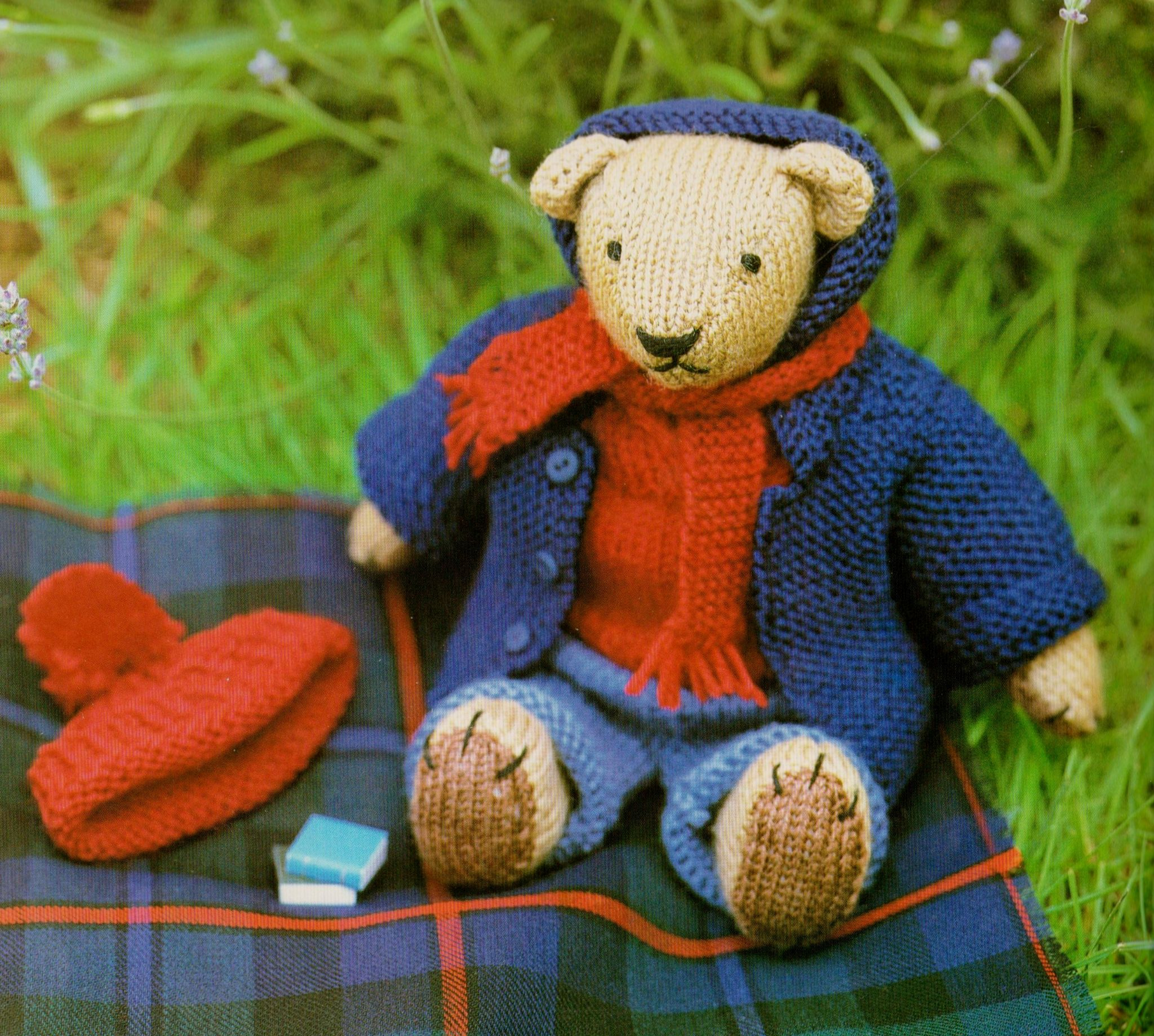 Knitting Patterns For Teddy Bear Clothes Original Vintage Knitting Pattern 10 Teddy Bear With Clothes In 4 Ply Yarn
