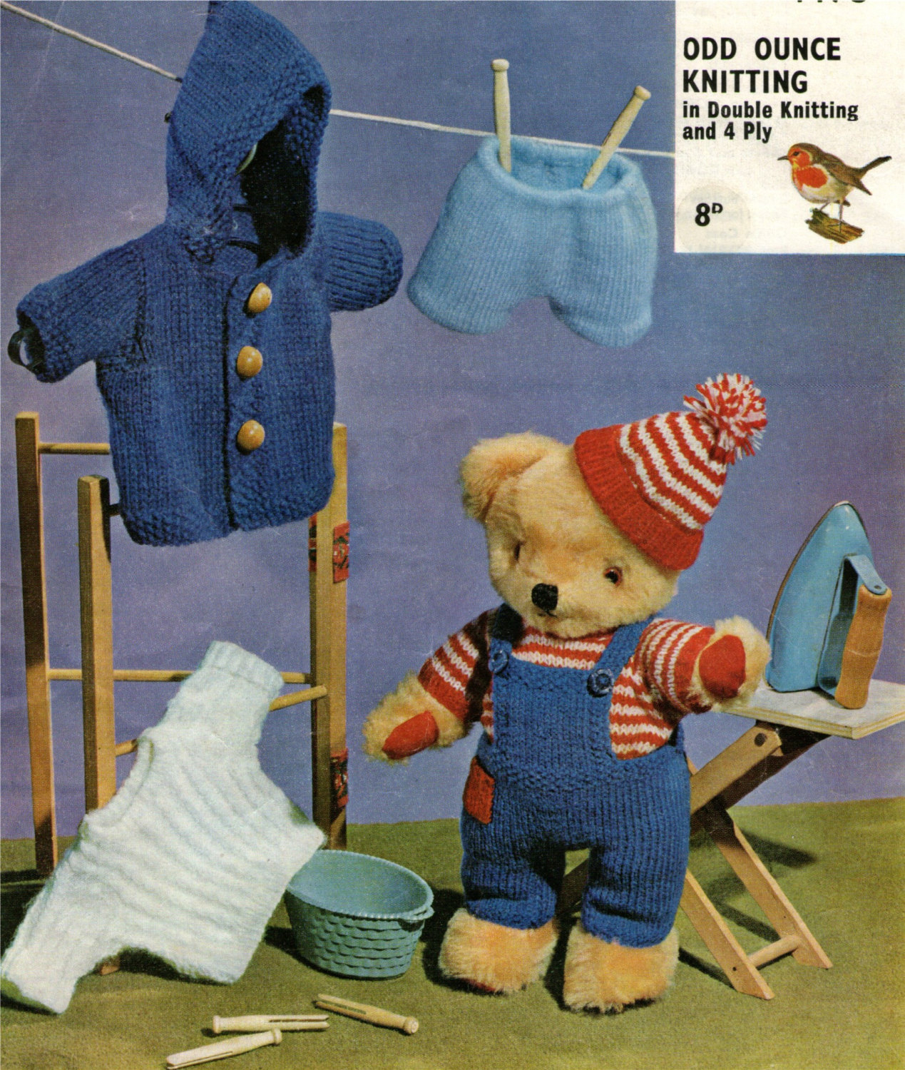 Knitting Patterns For Teddy Bear Clothes Teddy Bear Clothes Knitting Pattern Pdf For 12 Inch Teddy Bears Teddy Outfit Pattern Dungarees Jacket Jumpers Hat And Shorts Download
