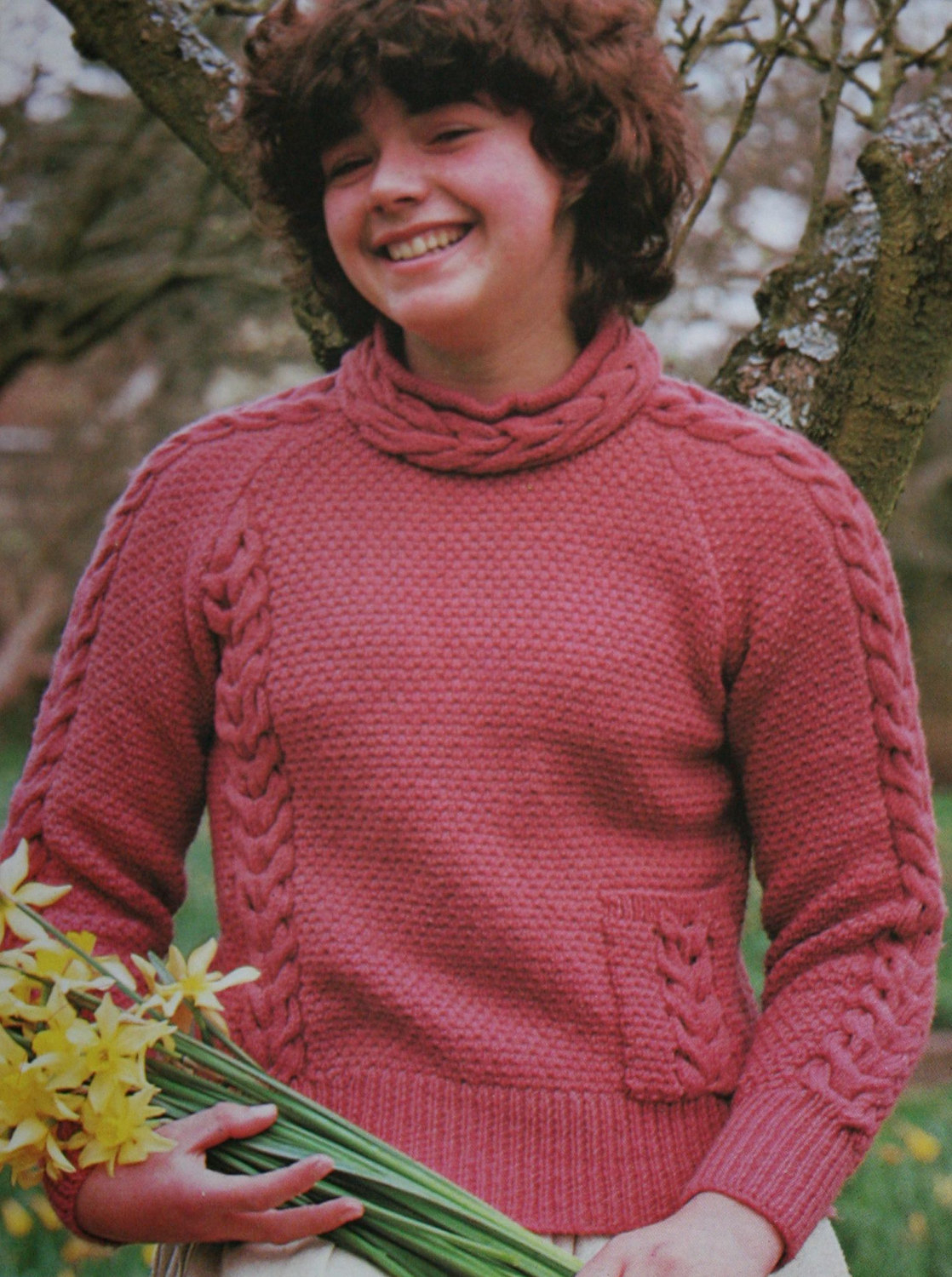Knitting Patterns For Teenage Sweaters Sweater Knitting Pattern French Teen Ages 13 14 And 15 16 Turtleneck Vintage Paper Original Not A Pdf
