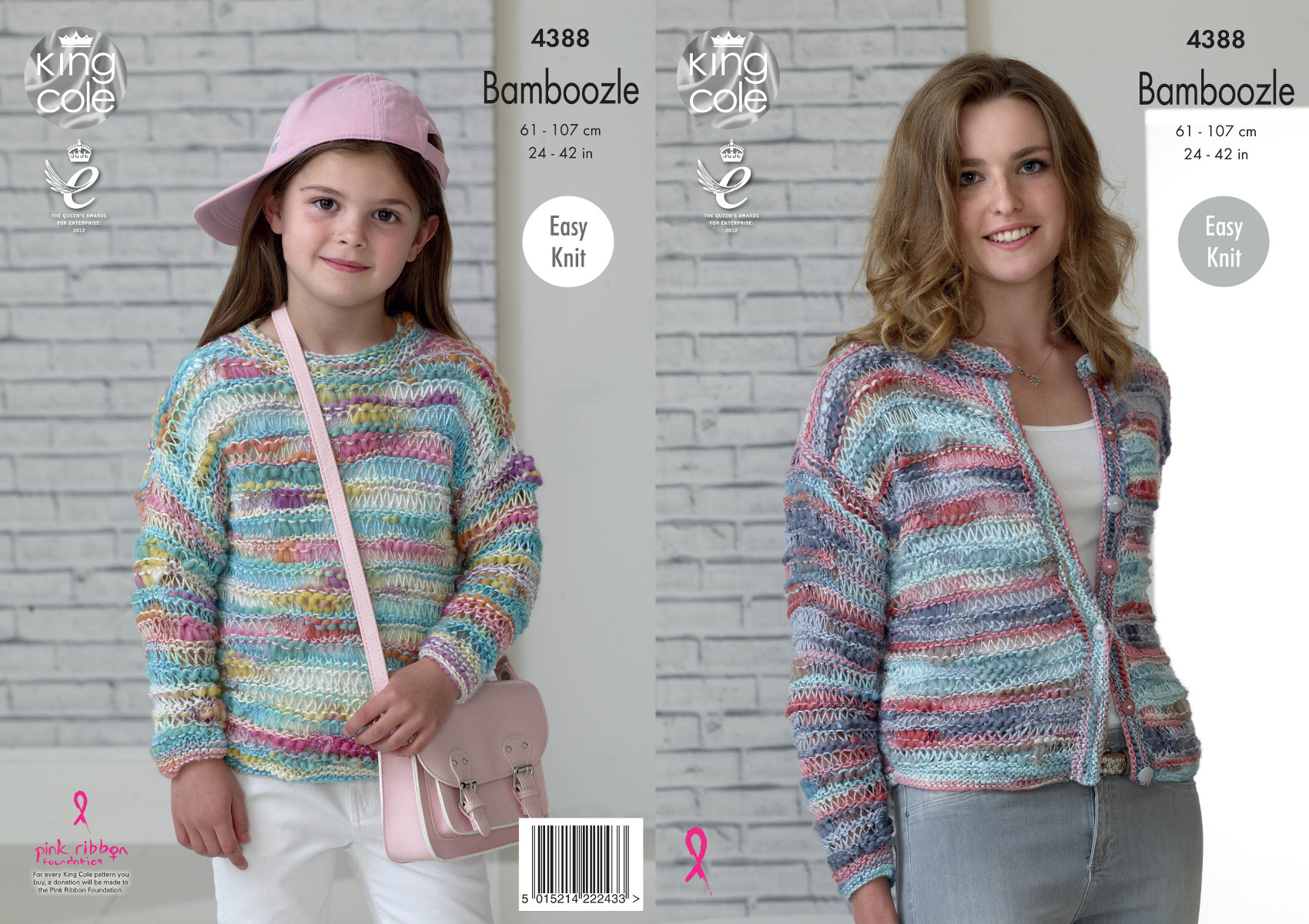 Knitting Patterns For Women Details About King Cole Bamboozle Knitting Pattern Women Girls Easy Knit Sweater Cardigan 4388