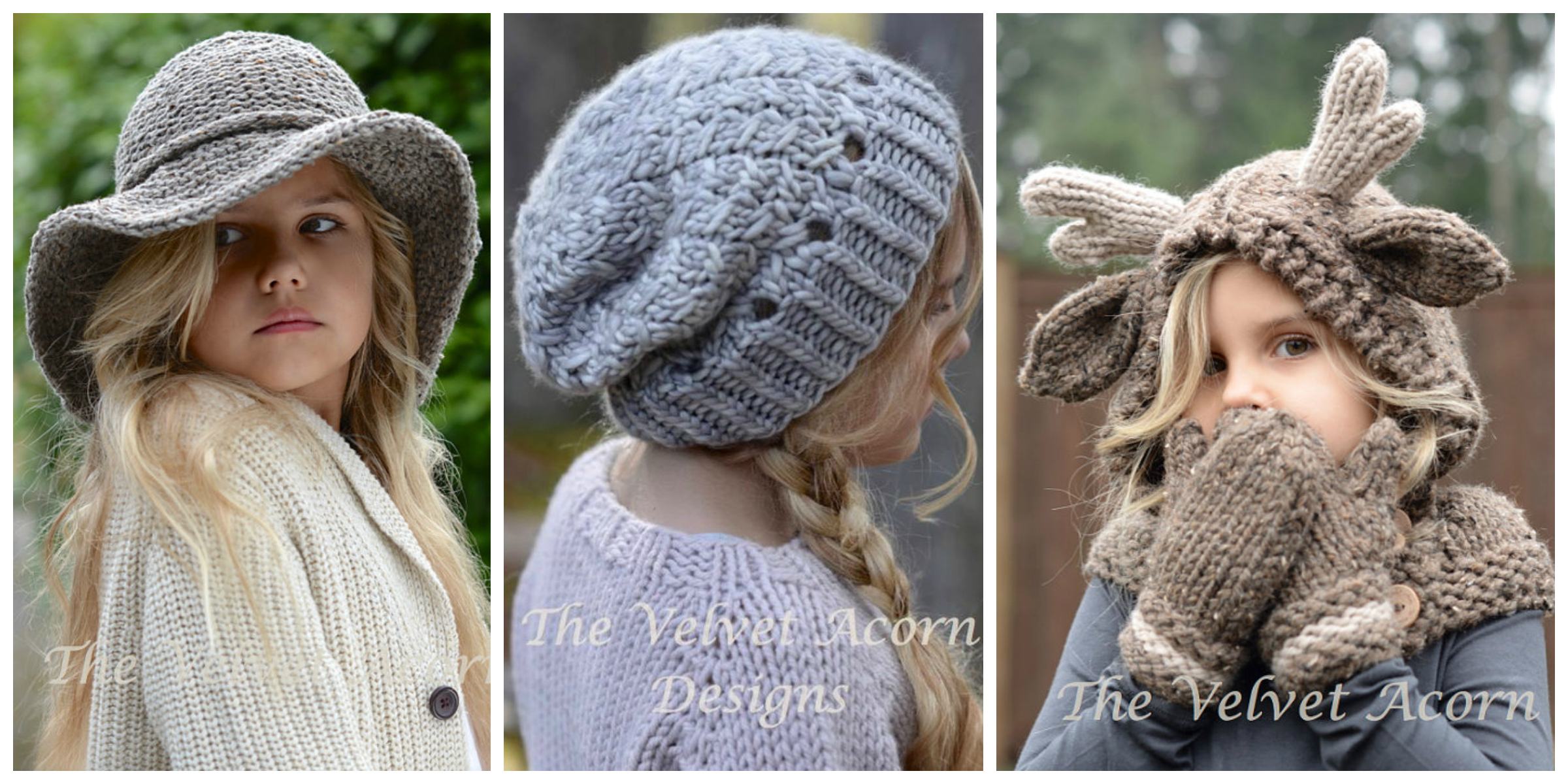 Knitting Patterns Headbands Designer Spotlight Knitted Animal Inspired Hoods Hats And