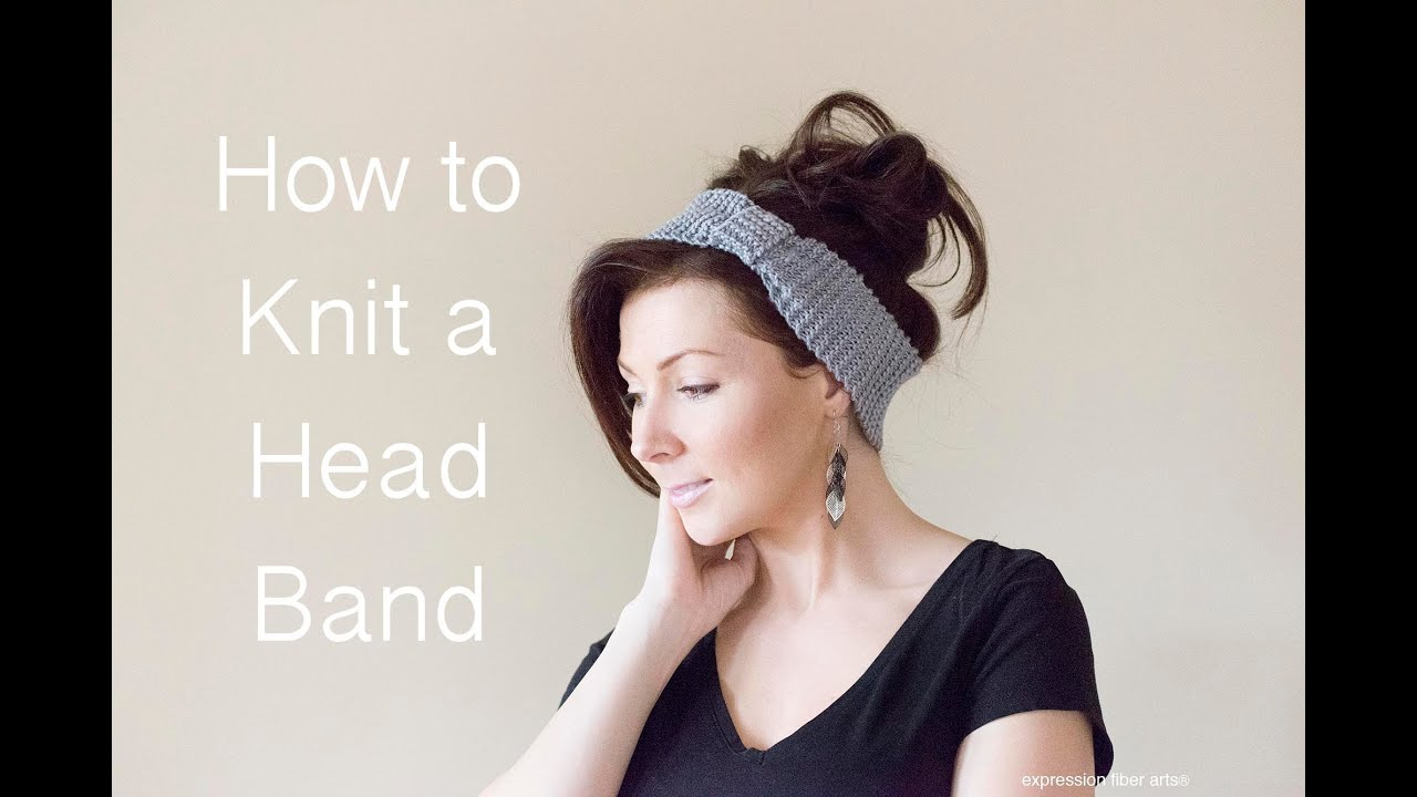 Knitting Patterns Headbands How To Knit A Headband Beginner Level
