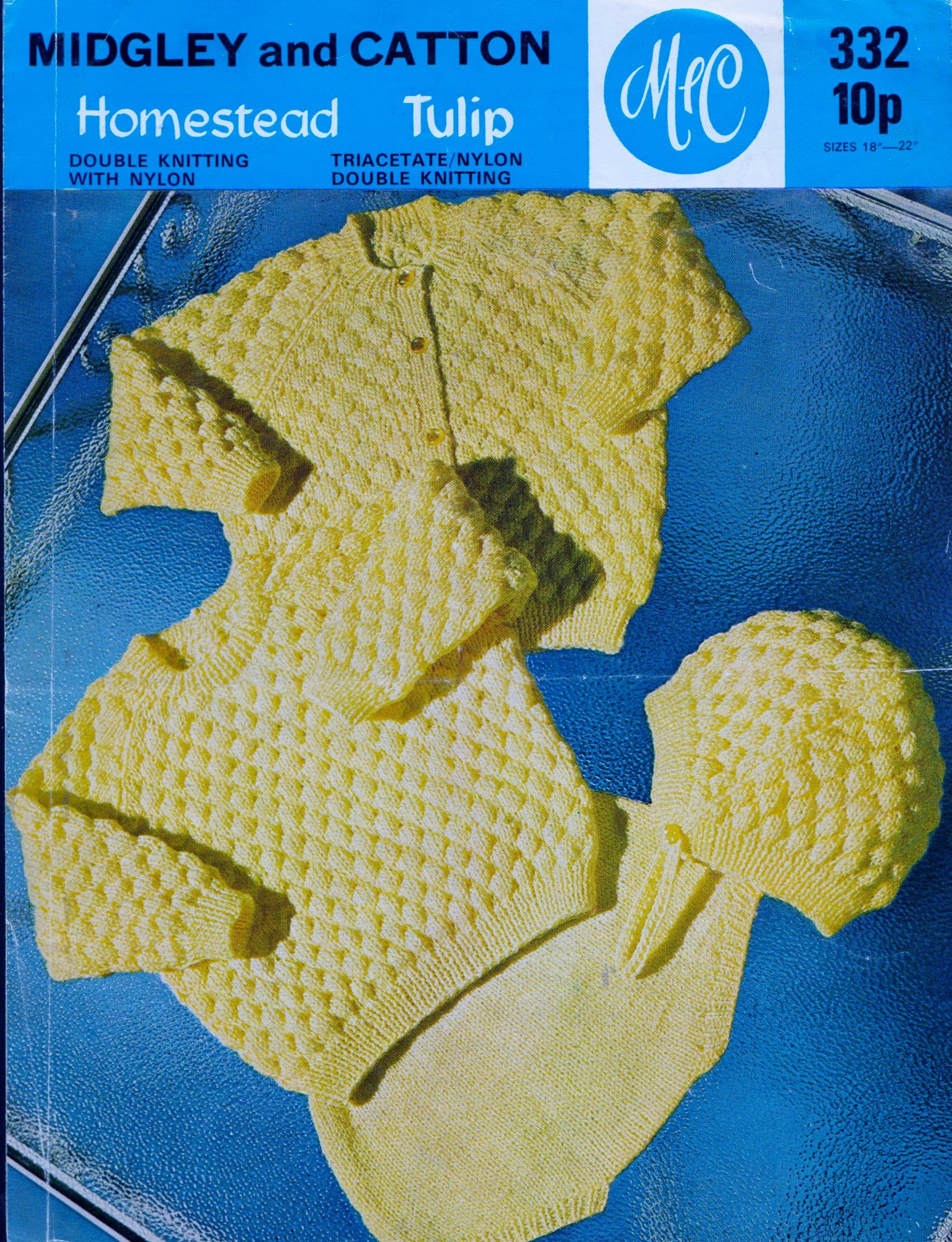 Knitting Patterns Original Vintage Knitting Pattern To Make A Ba Sweater Cardigan Pilch And Cap Chest 18 22 In Double Knitting Pcmc332
