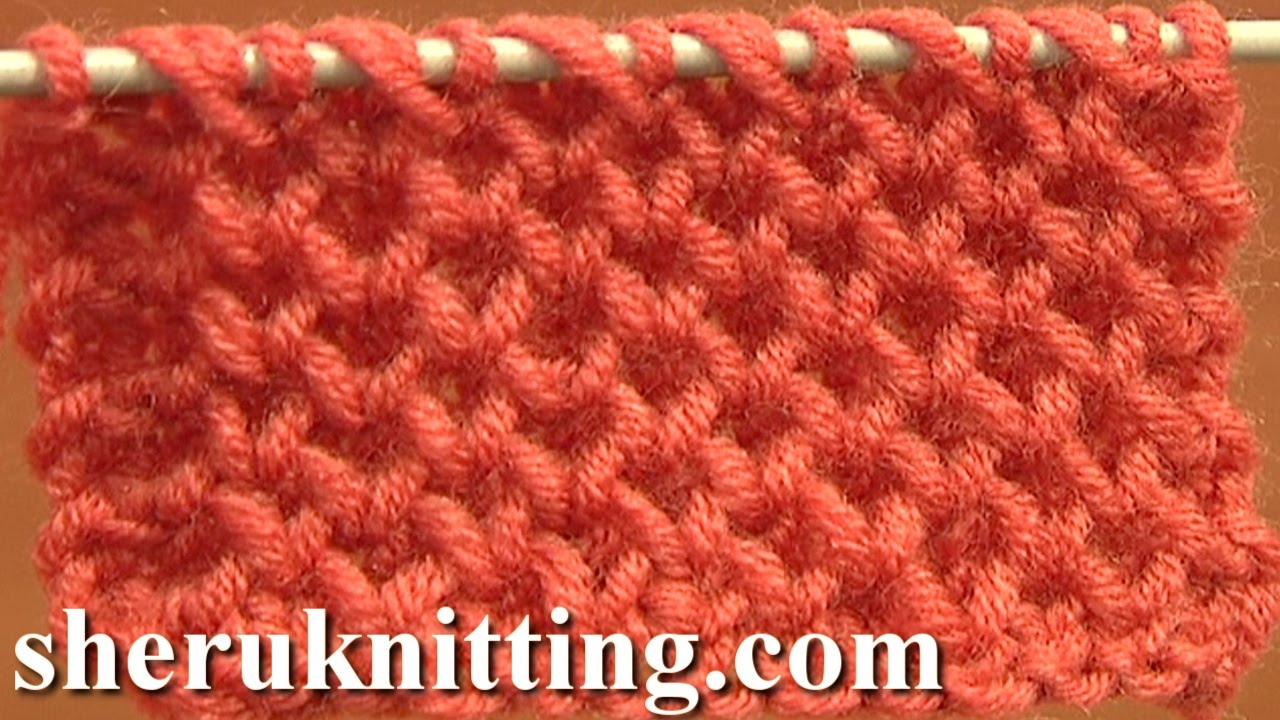 Knitting Patterns Tutorial Honeycomb Knitting Stitch How To Tutorial 4
