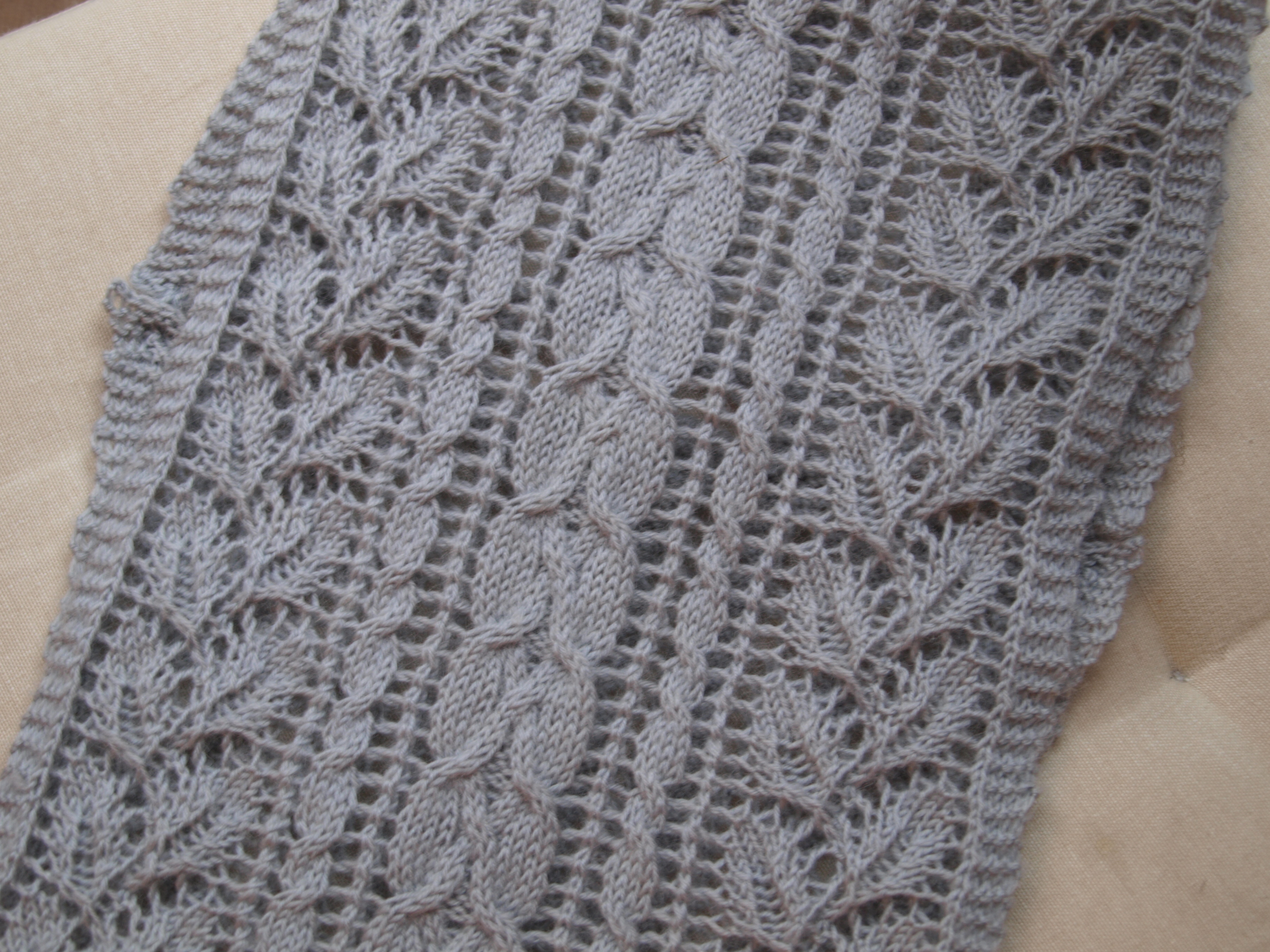 Knitting Patterns Tutorial Tutorial Reading Your Lace Knitting 1 Horseshoe Lace Knitting