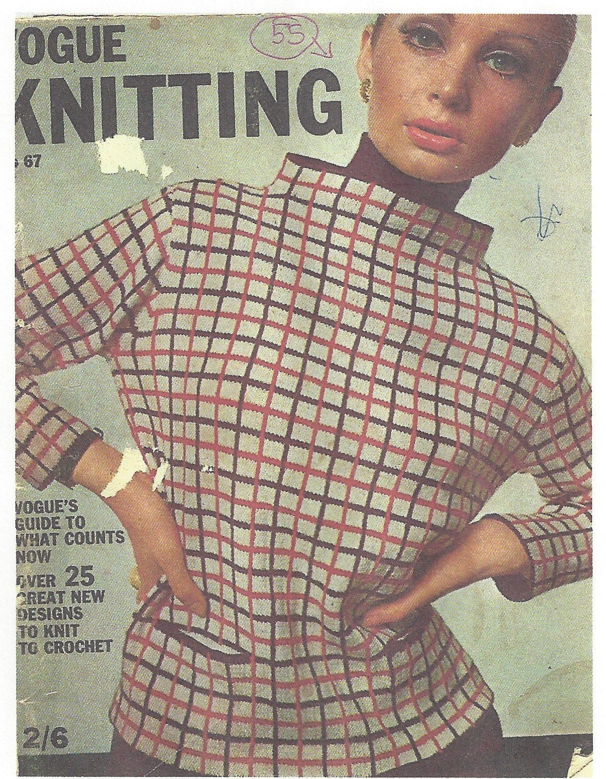 Knitting Patterns Vogue 1965 Vintage Knitting Pattern V21 Vogue