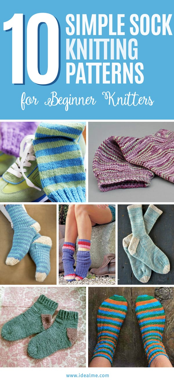 Knitting Sock Patterns For Beginners 10 Simple Sock Knitting Patterns For Beginner Knitters Ideal Me