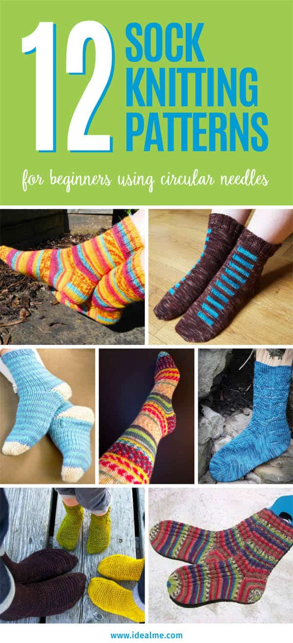 Knitting Sock Patterns For Beginners 12 Sock Knitting Patterns For Beginners Using Circular Needles