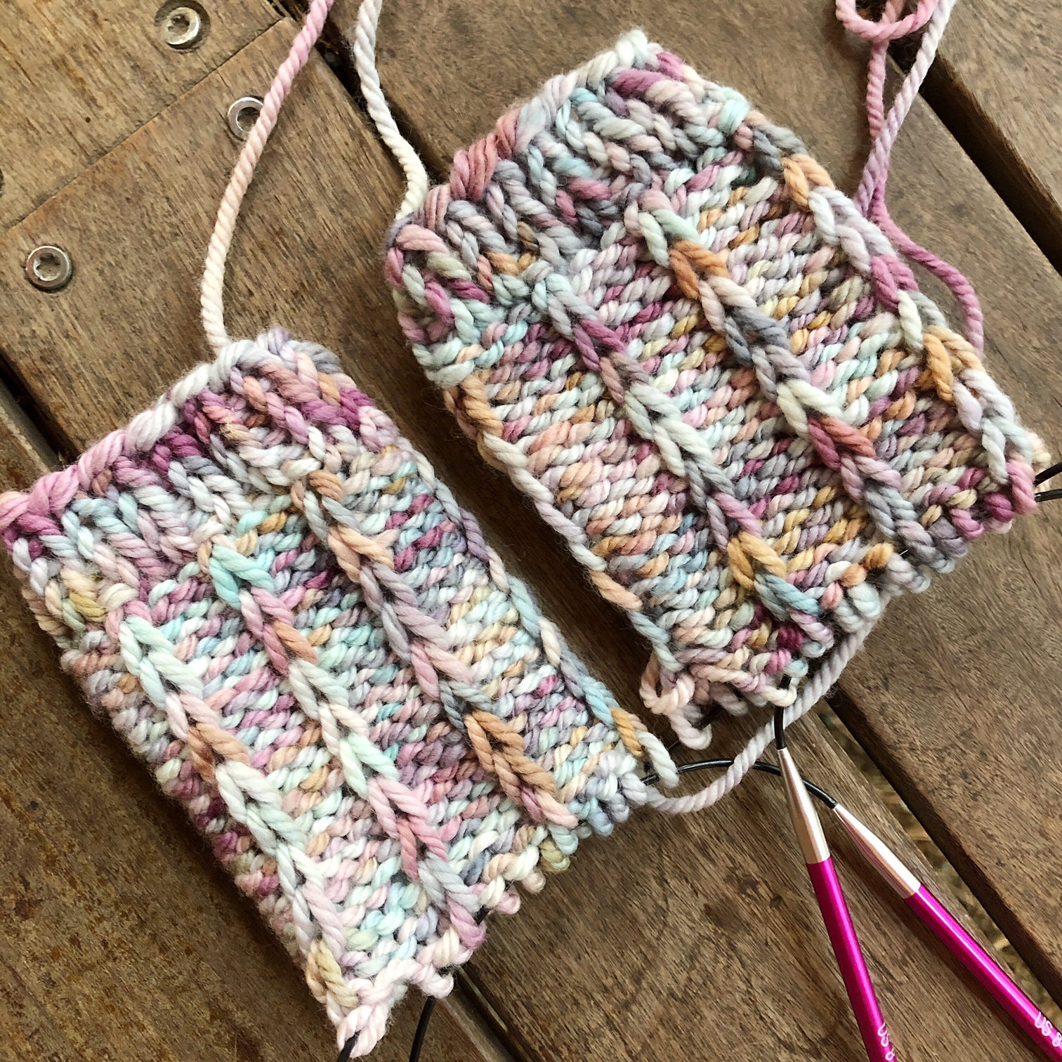 Knitting Socks On Circular Needles Pattern Knit Socks Two At A Time Magic Loop Method Vickie Howell Blog