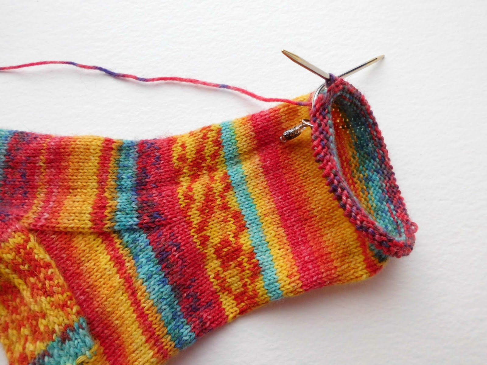 Knitting Socks On Circular Needles Pattern Knitting Socks Round Needles Image Sock And Collections