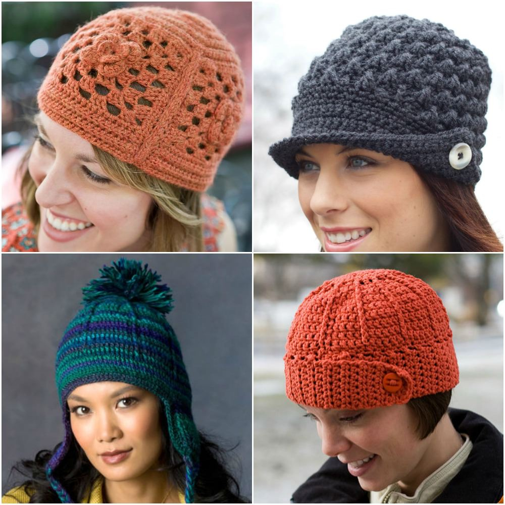 Ladies Knitted Hat Patterns Free Crochet Hat Patterns To Keep Cozy All Winter Diy Candy