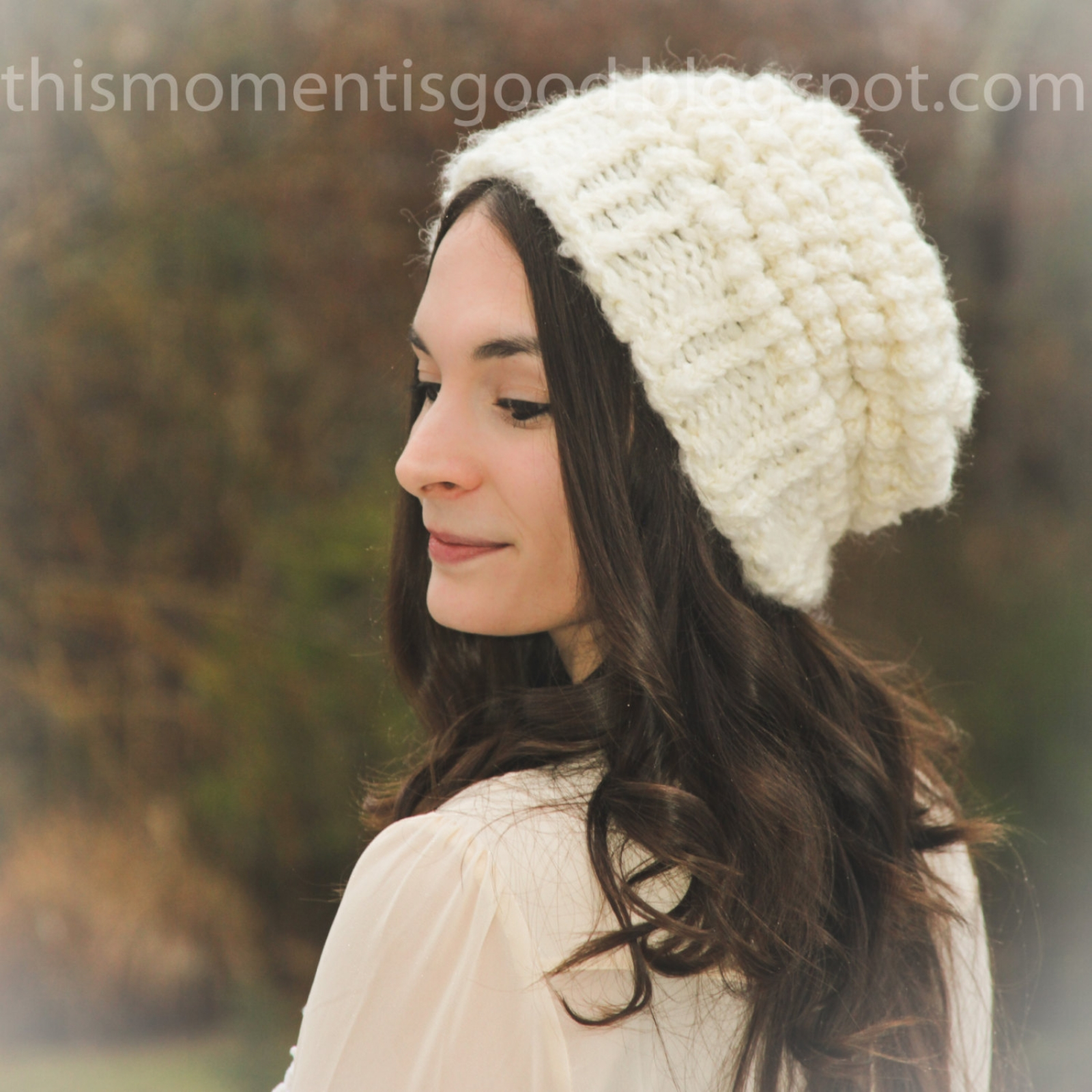 Ladies Knitted Hat Patterns Loom Knit Ladies Vintage Style Hat Pattern Pattern Only For Loom Knit Puff Stitch Hat Pattern Is Available For Instant Download