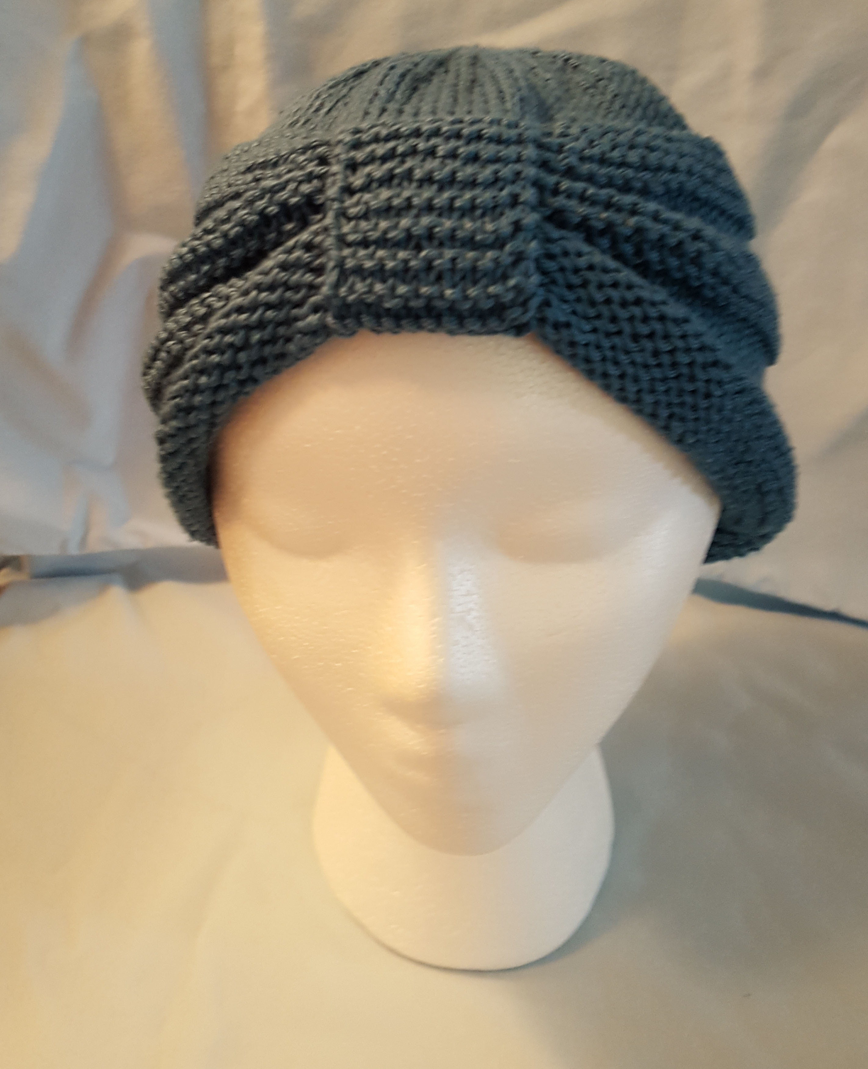 Ladies Knitted Hat Patterns New Pattern Knitted Turban Style Chemo Hat