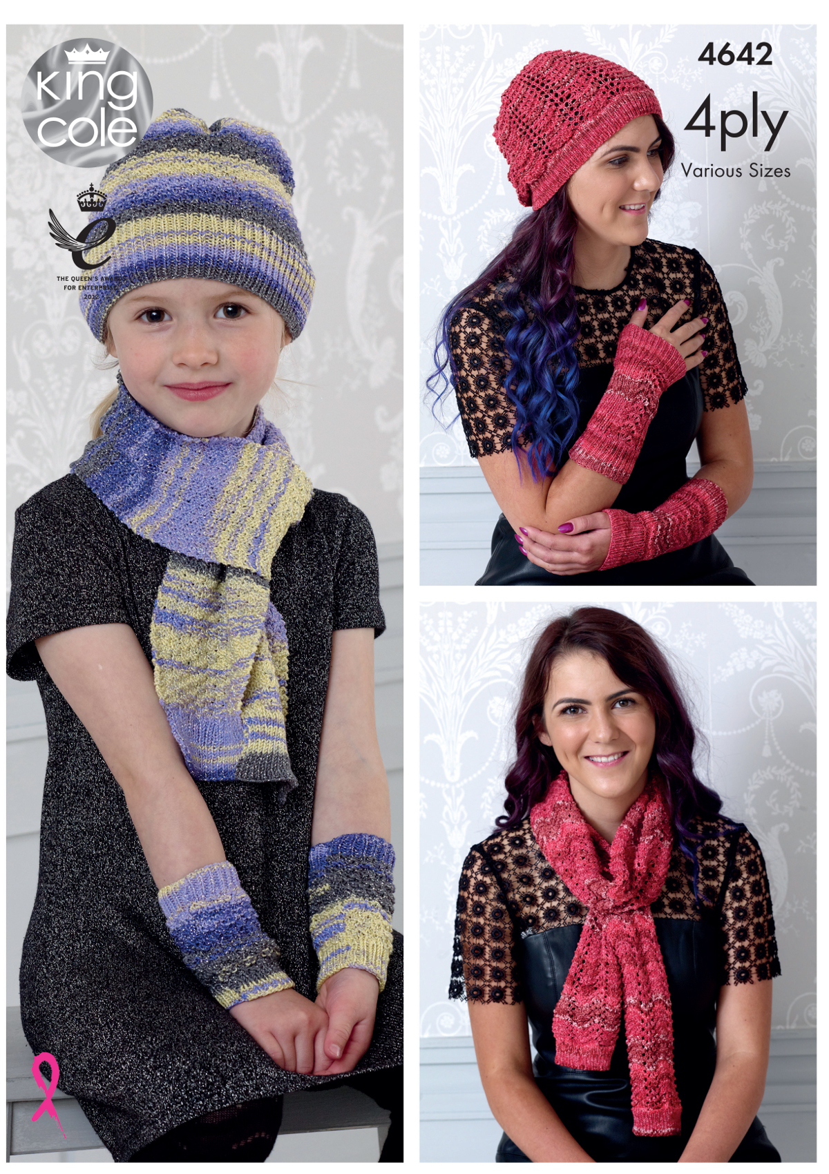 Ladies Scarf Knitting Pattern Details About King Cole Ladies Girls 4 Ply Knitting Pattern Scarf Hat Wrist Warmers 4642