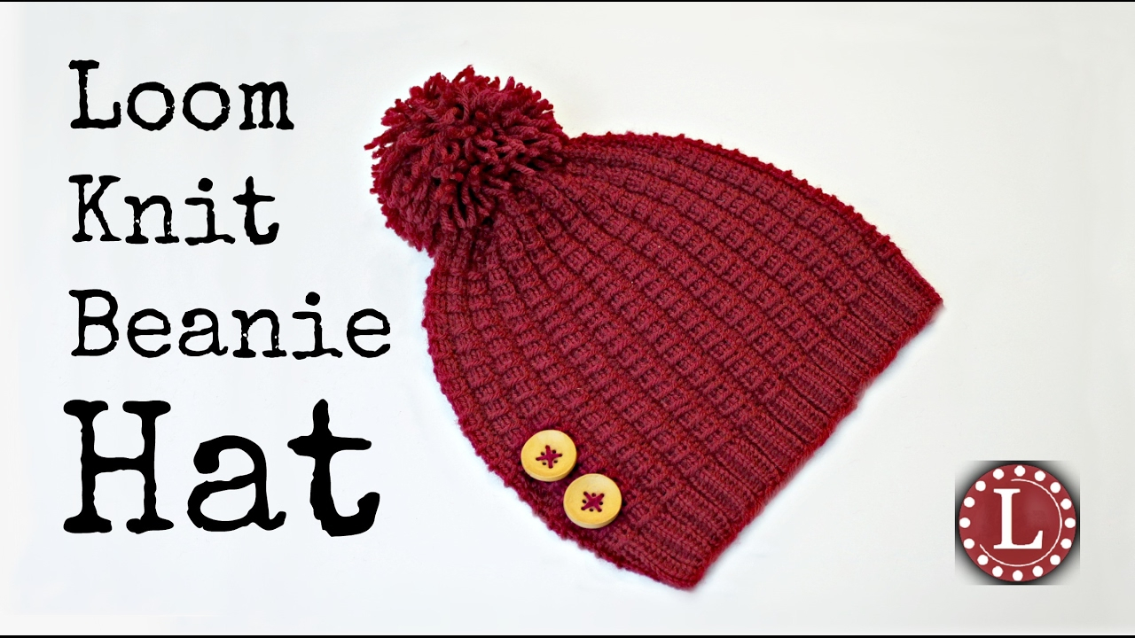 Loom Knit Hat Patterns Free Loom Knit Hat The Bamboo Stitch Beanie Loomahat