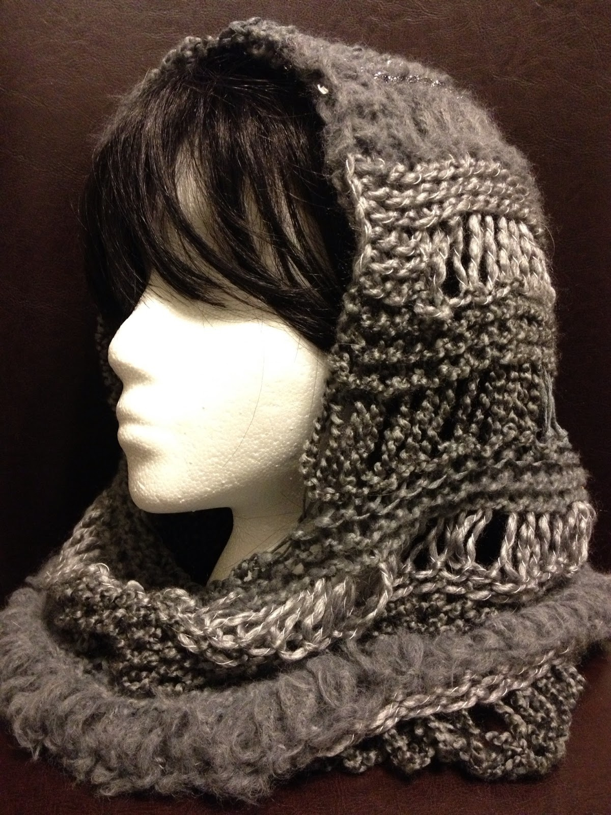 Loom Knit Hooded Scarf Pattern Charitys Loom Knits Changes Hooded Cowl