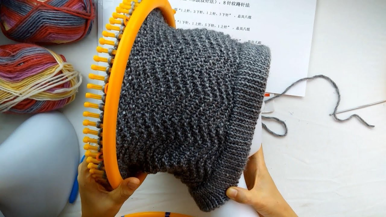 Loom Knit Patterns Round Looms New Design Knitting Looms Chevron Stitch Hat On Round Loom Knitting