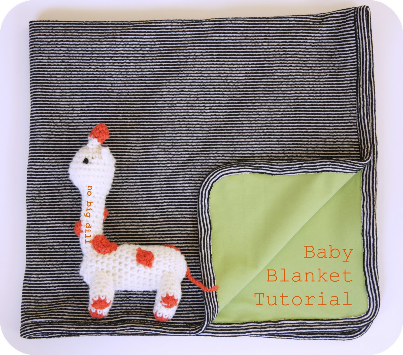 Machine Knit Baby Blanket Pattern No Big Dill Ba Blanket Tutorial