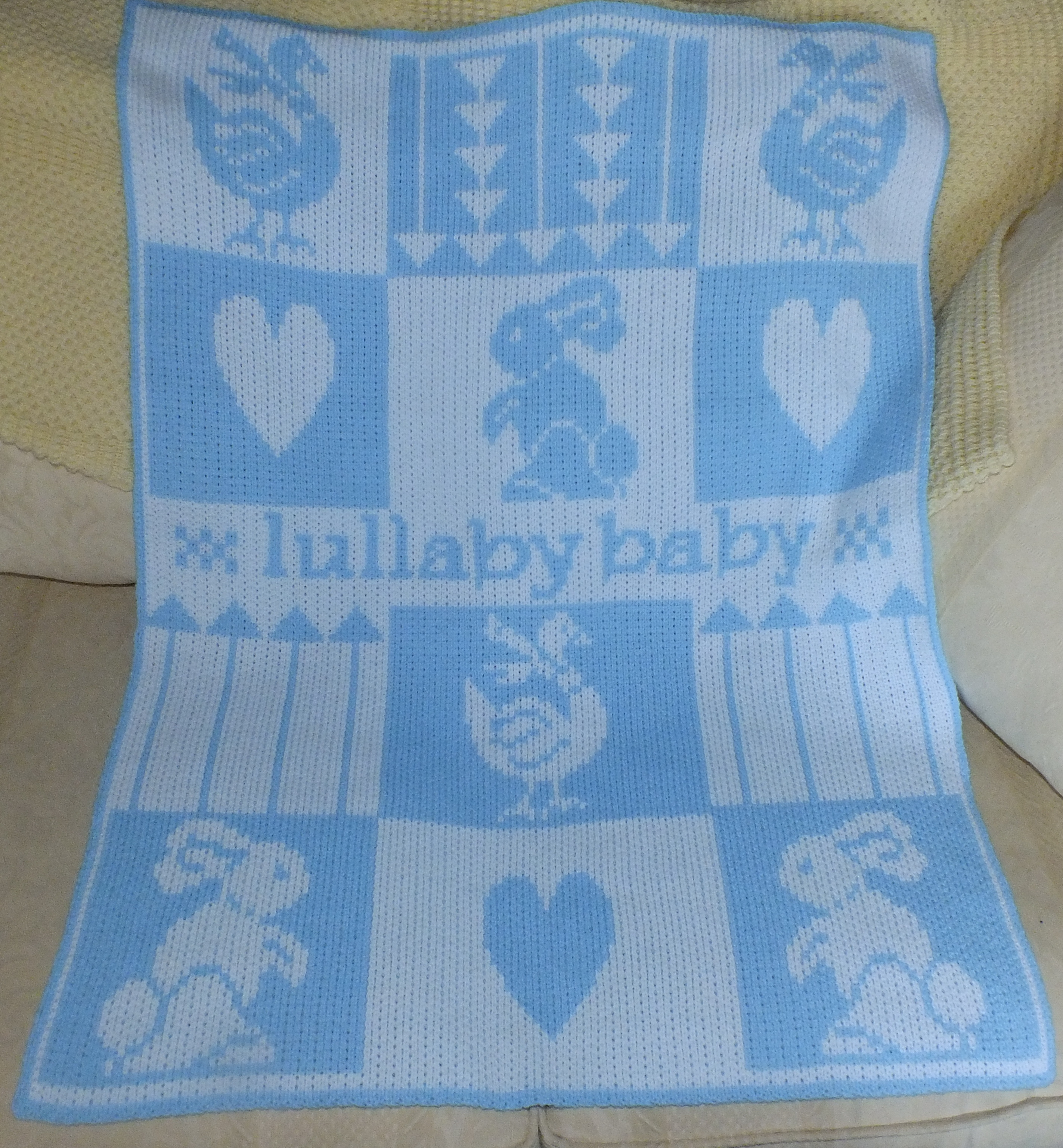 Machine Knit Baby Blanket Pattern Passap Lulla Ba Blanket Joann Teodori Cckittenknitss Weblog