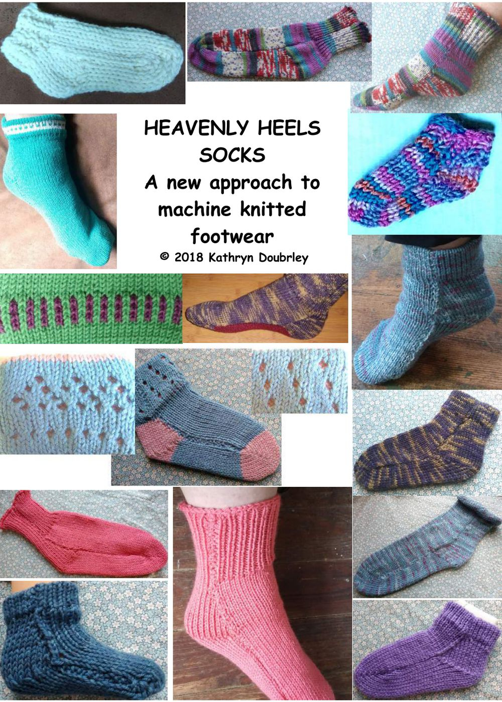 Machine Knit Sock Pattern Heavenly Heels Socks