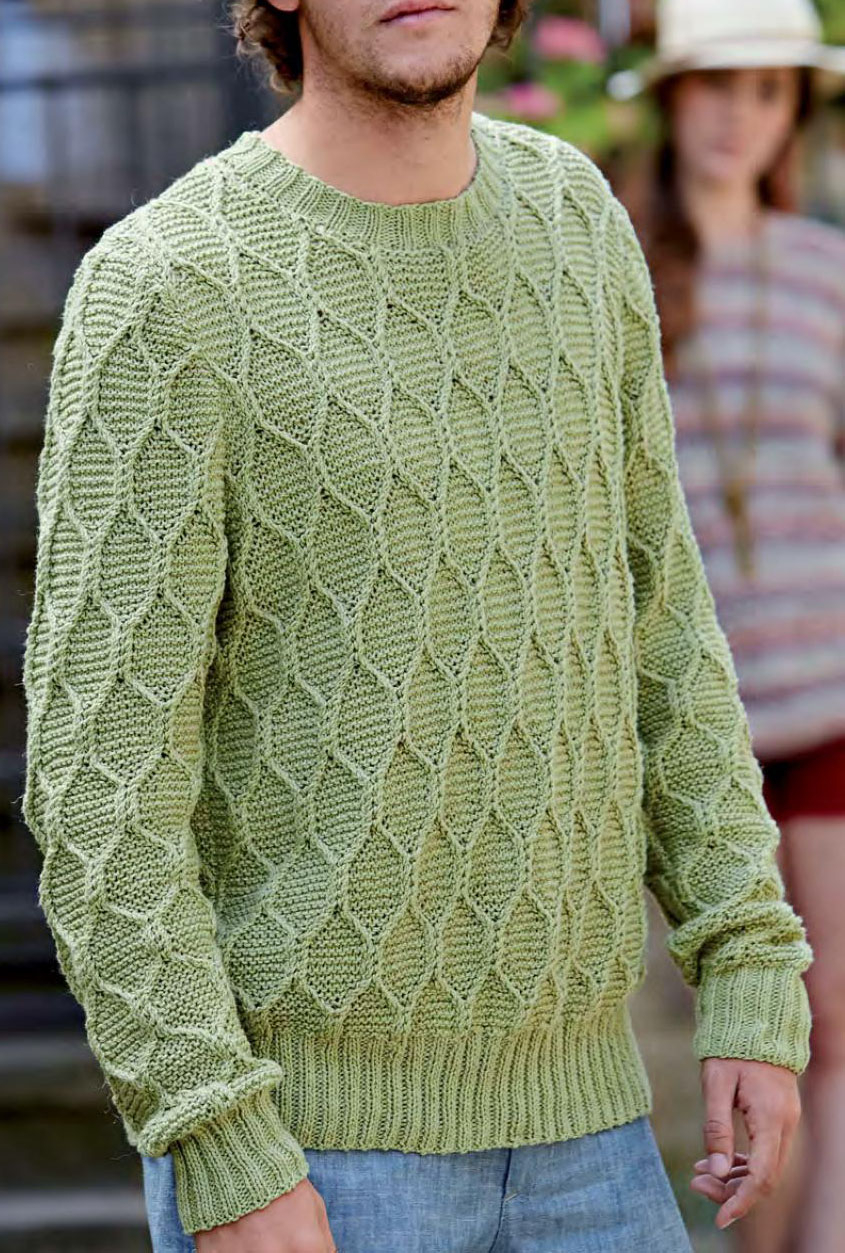 Mens Knit Patterns Mens Pullover Knitting Pattern