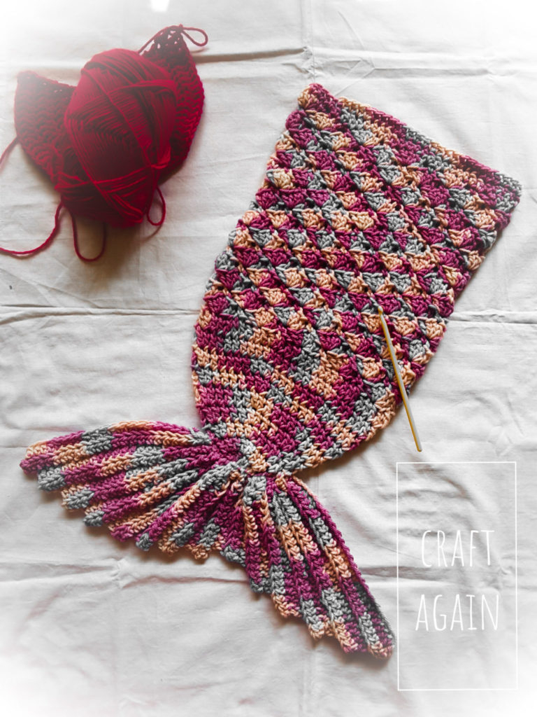 Mermaid Cocoon Knitting Pattern A Mermaid Tail Crochet Cocoon A Free Pattern Craft Again