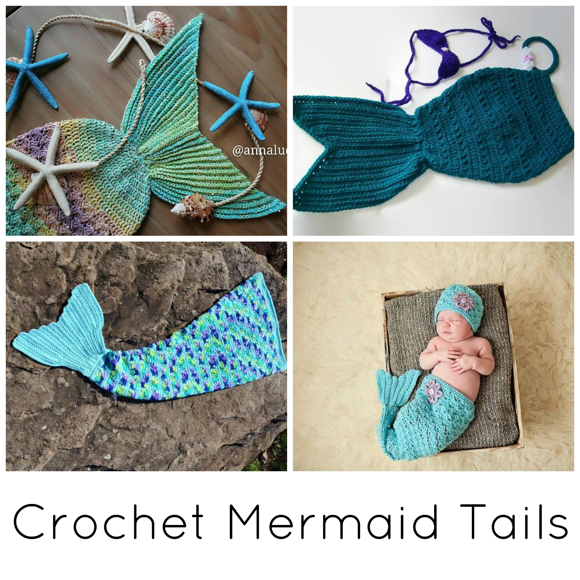 Mermaid Cocoon Knitting Pattern Crochet Mermaid Tail Blankets Props For Kids Adults