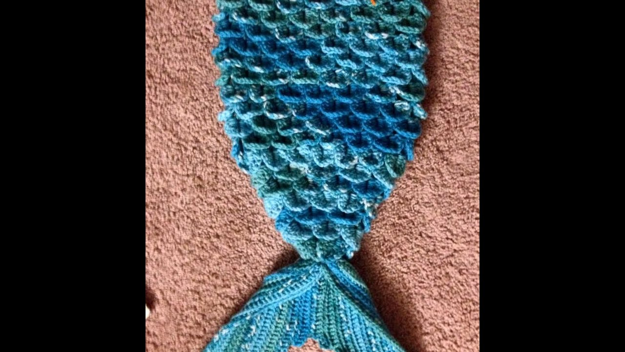 Mermaid Cocoon Knitting Pattern Mermaid Tail Video 1 Cucoonblanketoutfit Crochet English