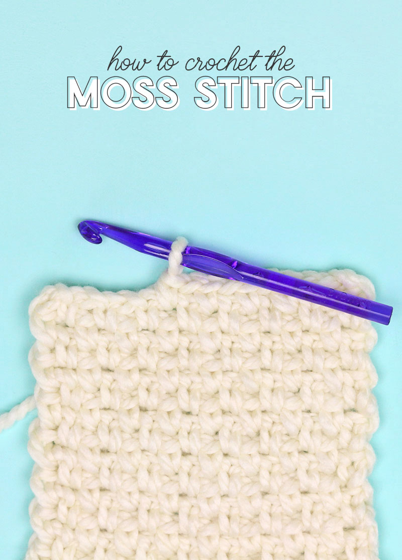 Moss Stitch Scarf Knitting Pattern How To Crochet The Moss Stitch Granite Linen Stitch Persia Lou