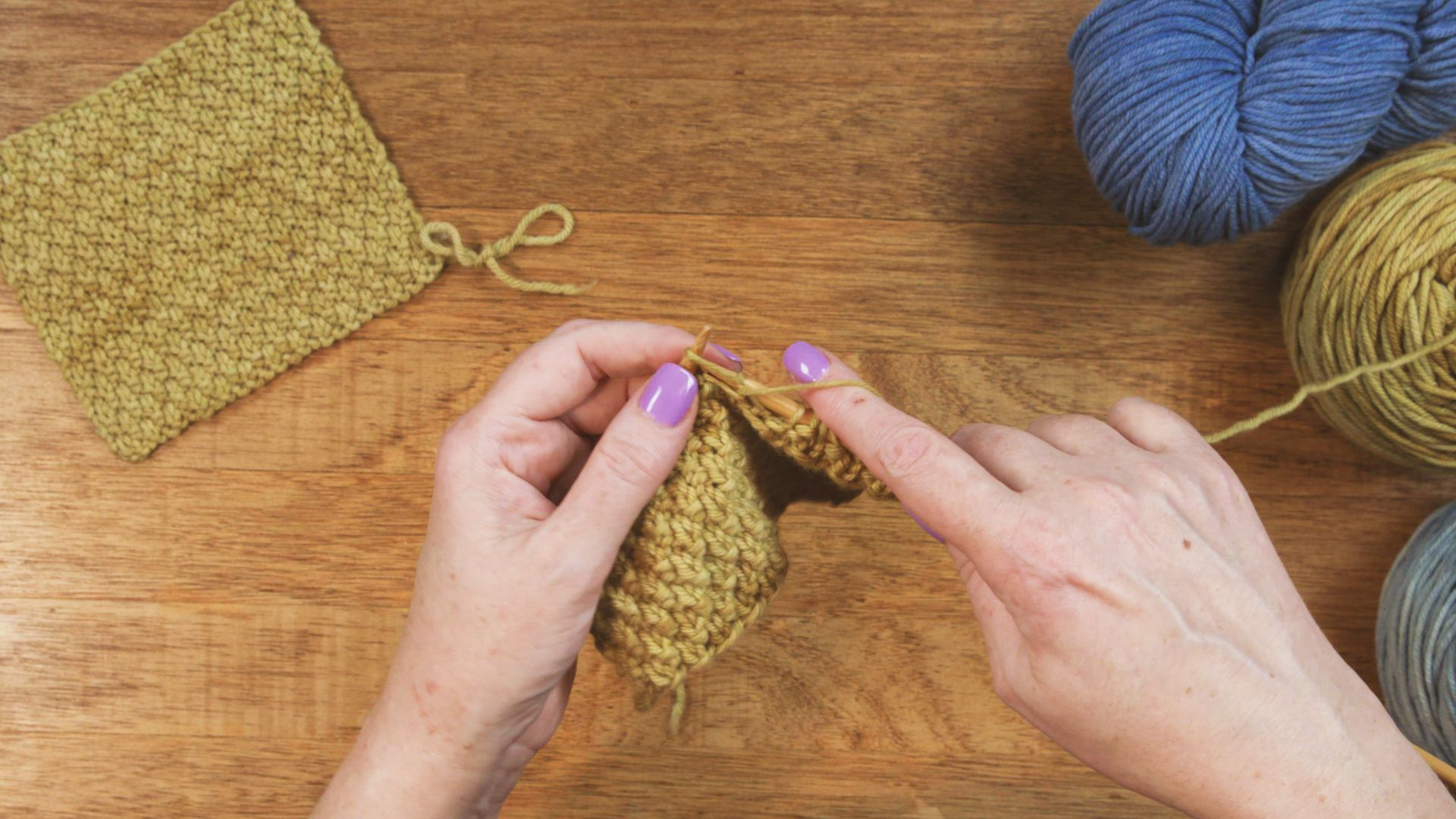 Moss Stitch Scarf Knitting Pattern Learn How To Knit The Moss Stitch