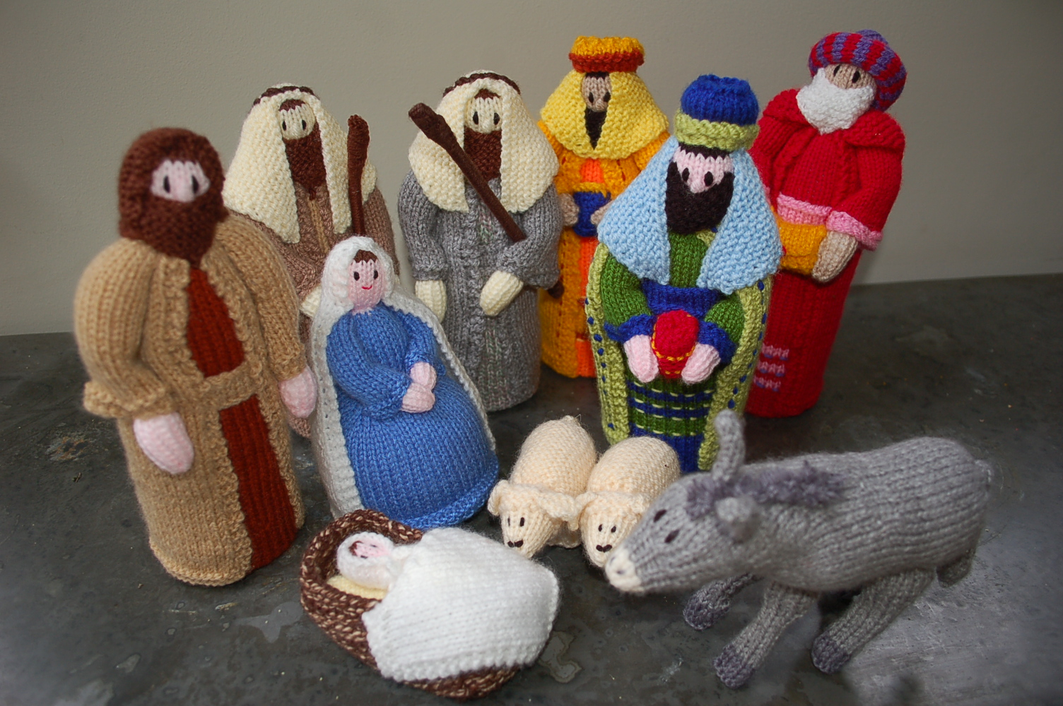 Nativity Knitting Pattern Free Christmas Trends The Knitted Nativity The Womens Room